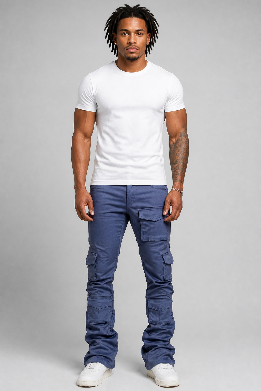 Kindred Stack Utility Cargo Coated jeans