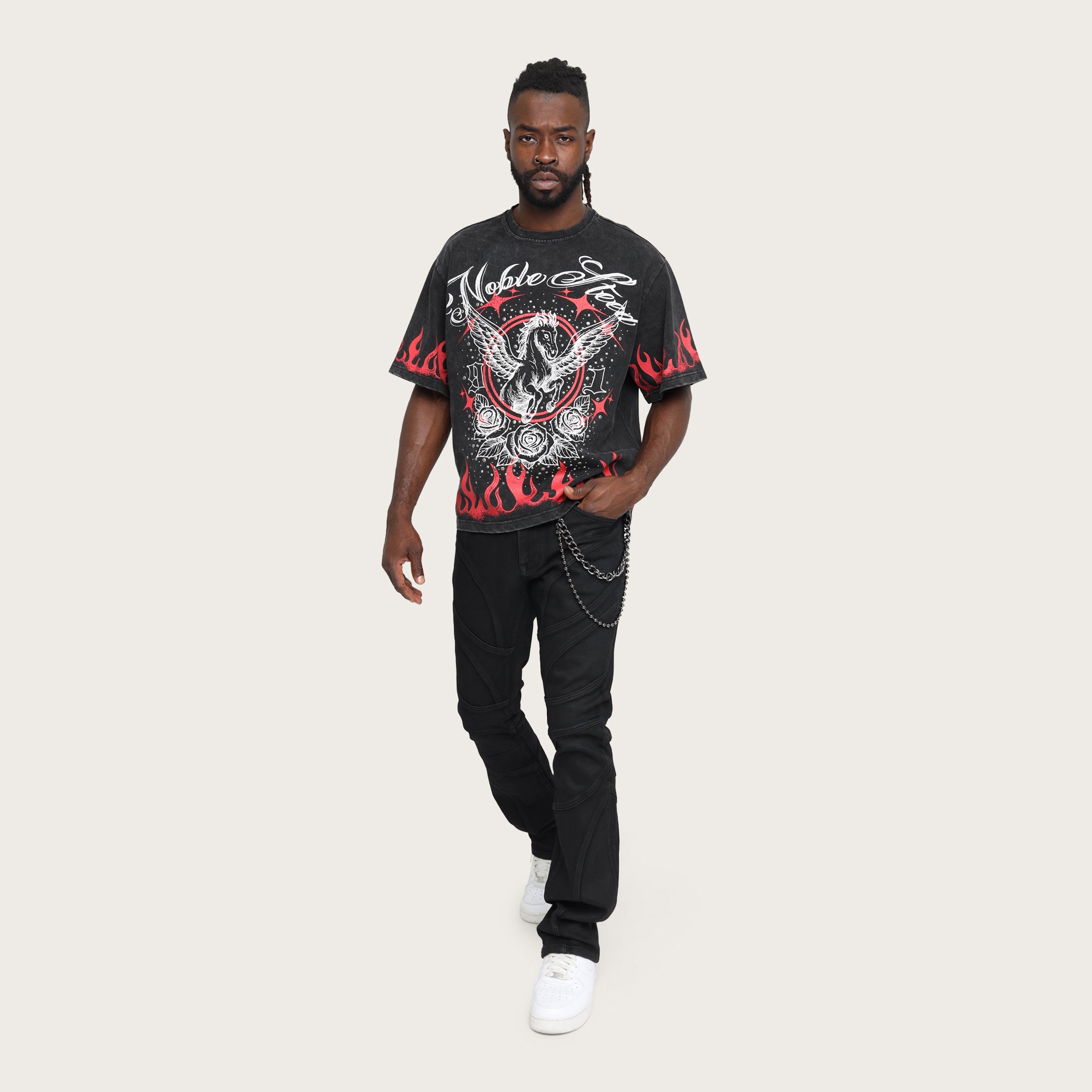 Smoke Rise "Engineered" Stacked Pants