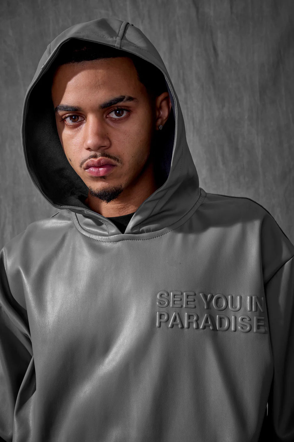 See You In Paradise Leather Hoodie Separate