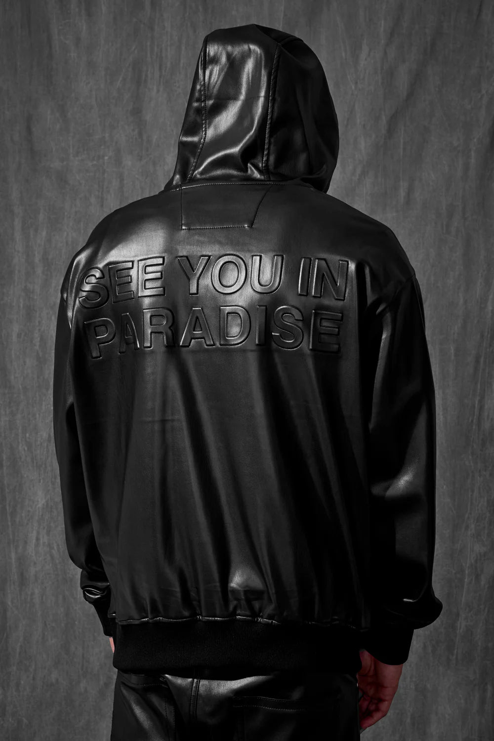 See You In Paradise Leather Hoodie Separate