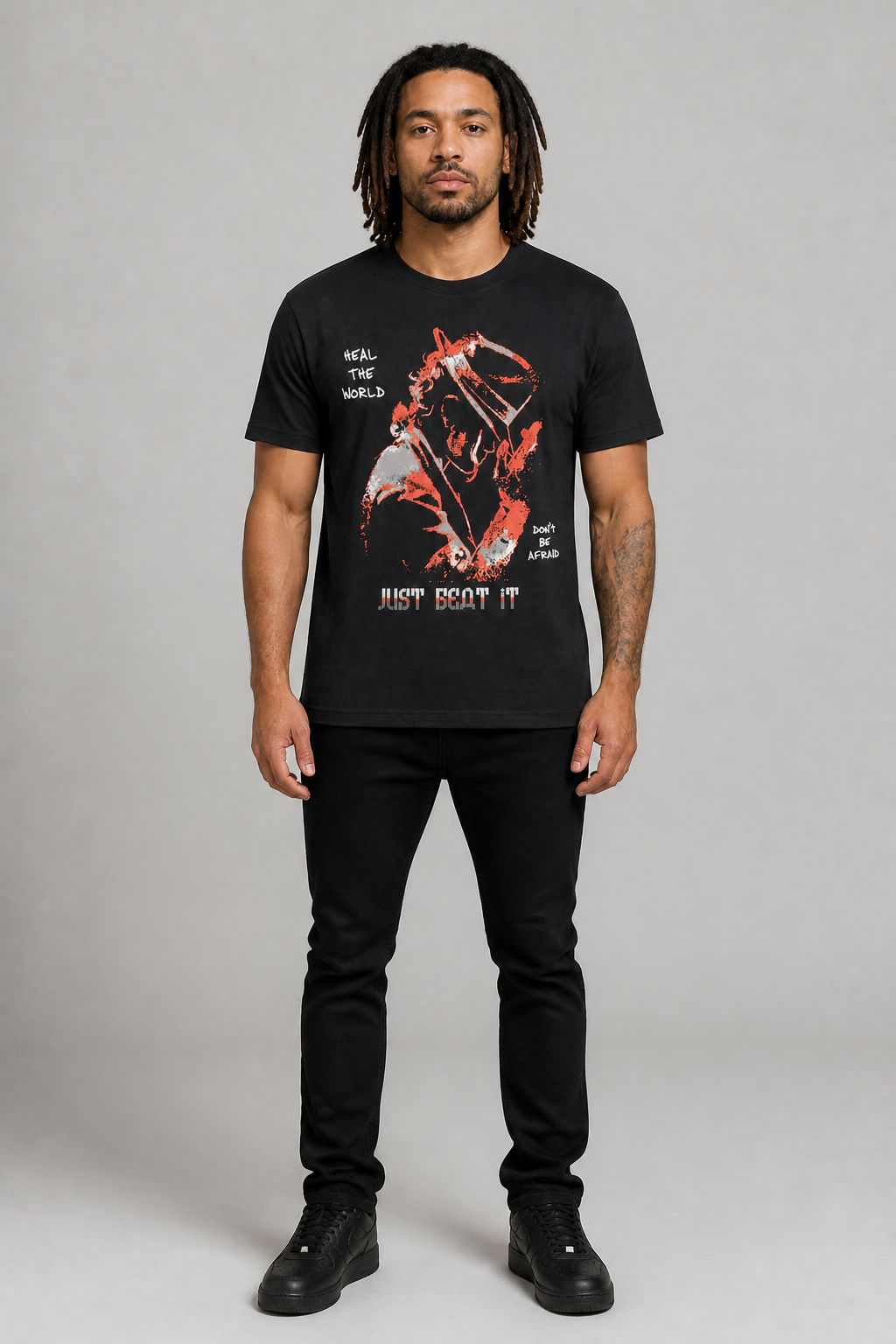 Luxe "Michael Jackson" Tee - Black