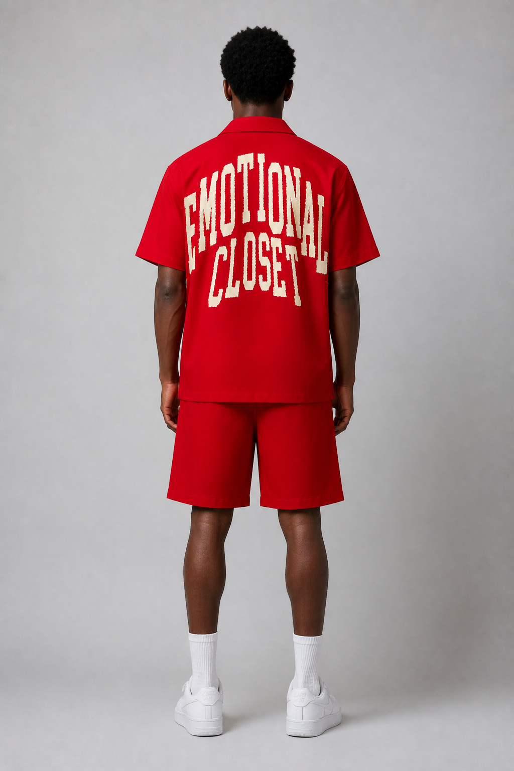 Mixed Emotion "Backyard" Nylon Short Set