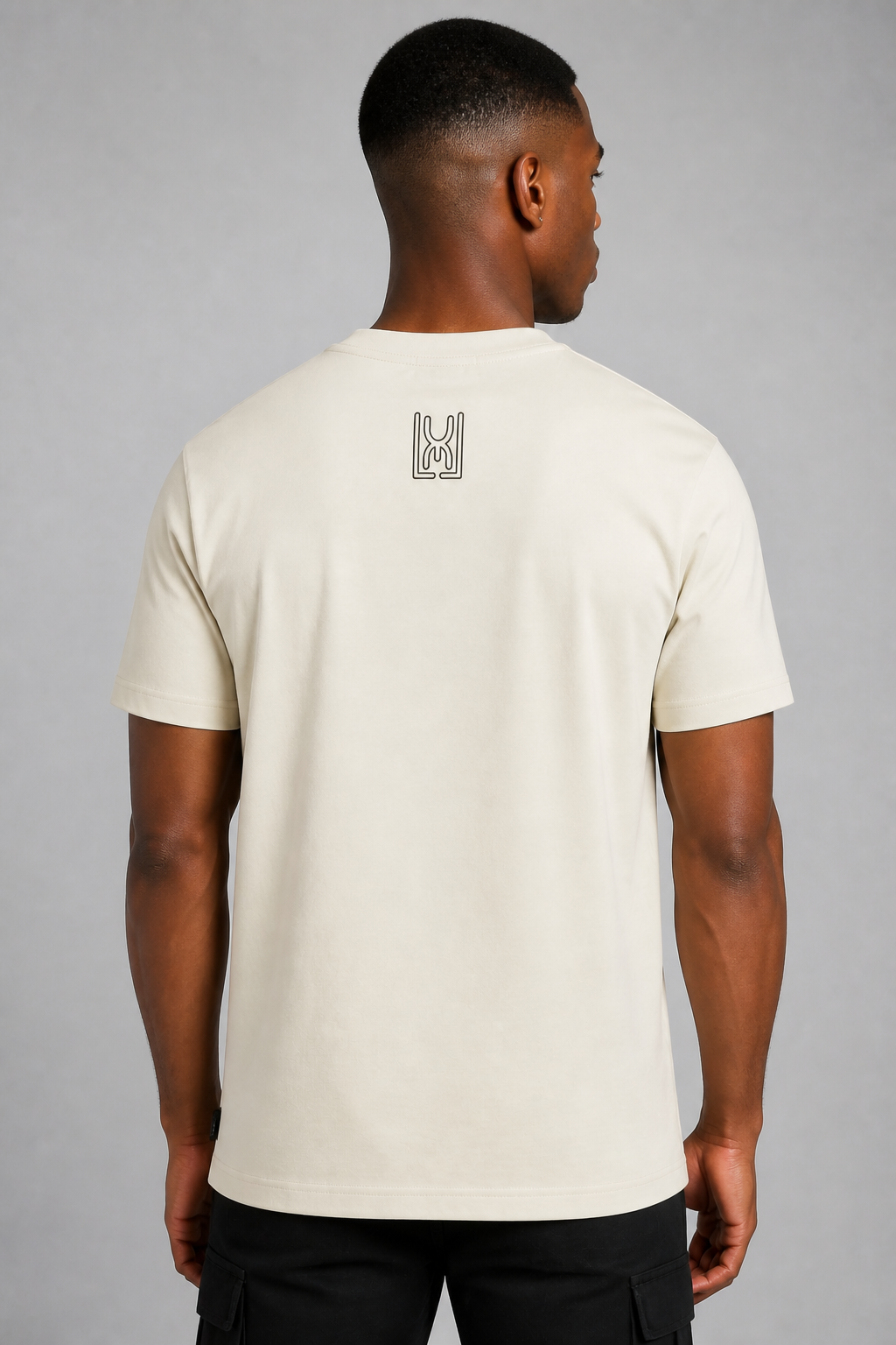 Luxe "Joker" Tee - Beige/Brown