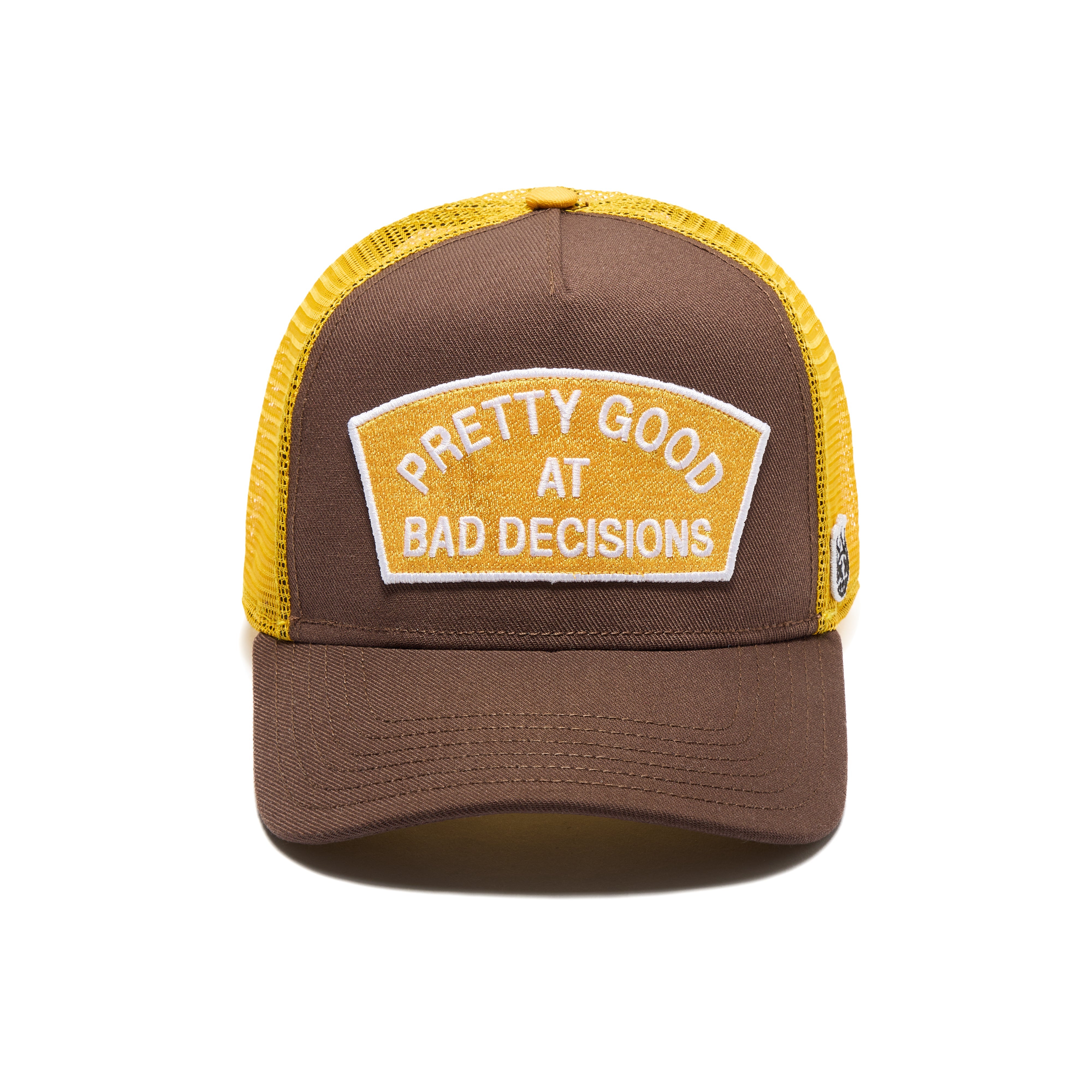Cult of Individuality "Good At Bad Decisions" Mesh Back Trucker Hat