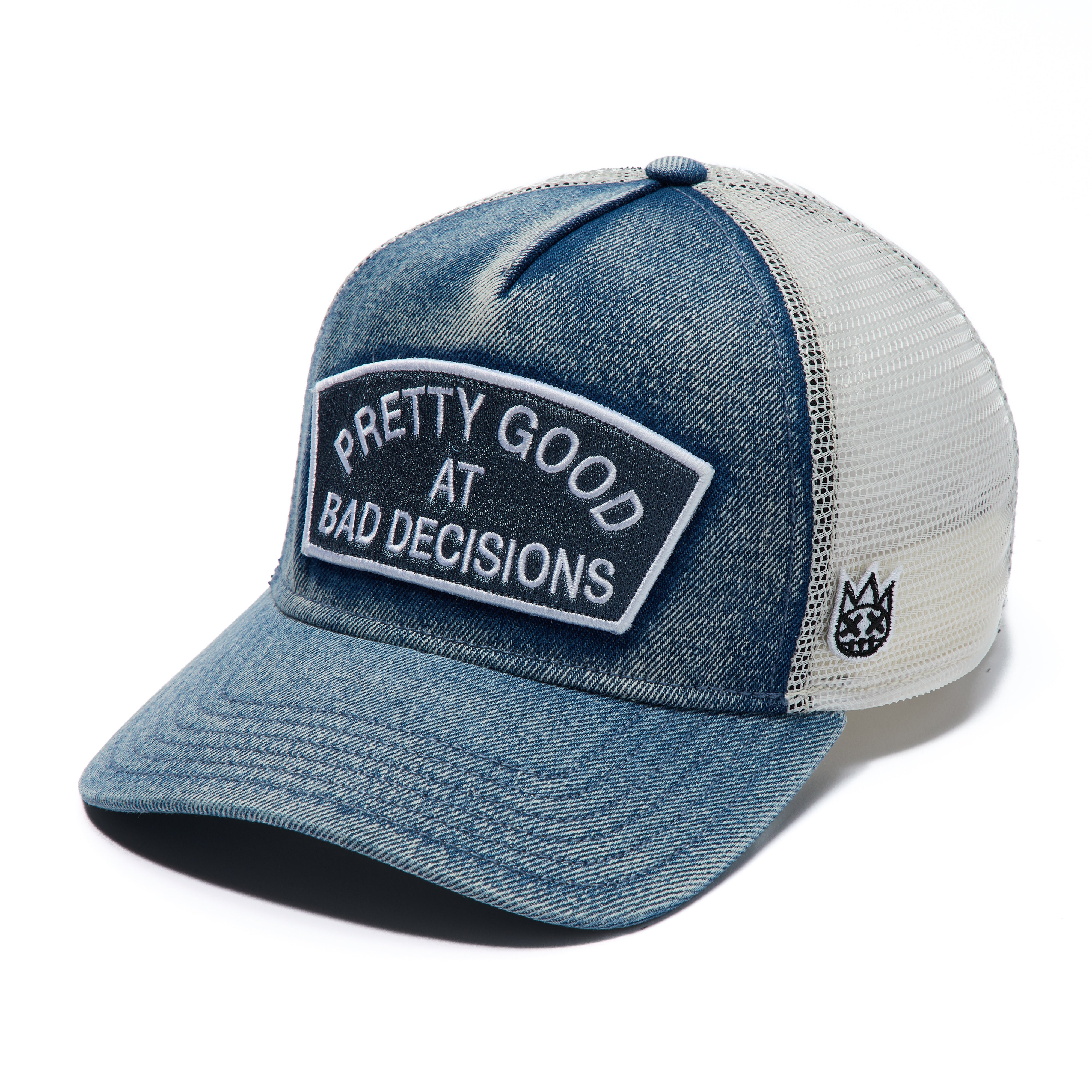 Cult of Individuality "Good At Bad Decisions" Mesh Back Trucker Hat