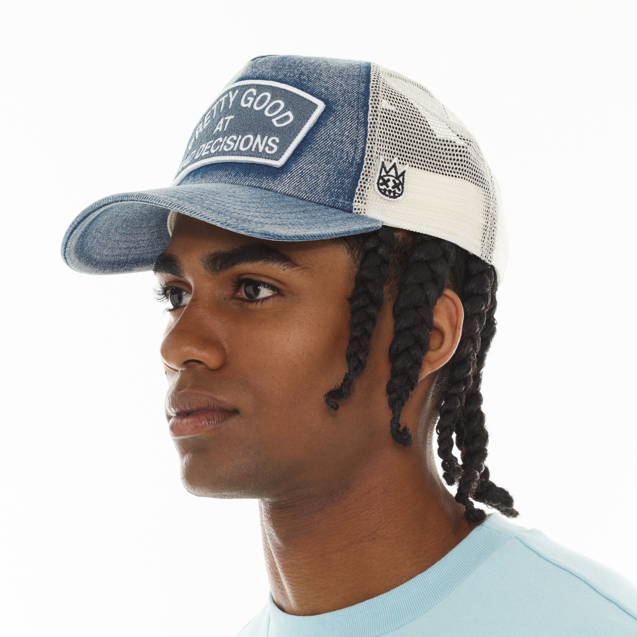 Cult of Individuality "Good At Bad Decisions" Mesh Back Trucker Hat