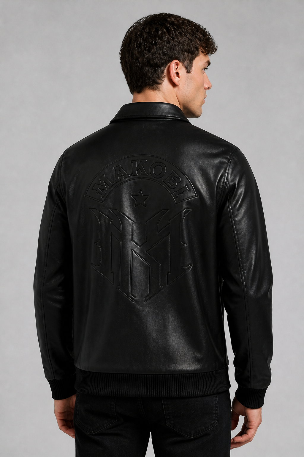 Makobi "Azzuri" PU Leather Jacket
