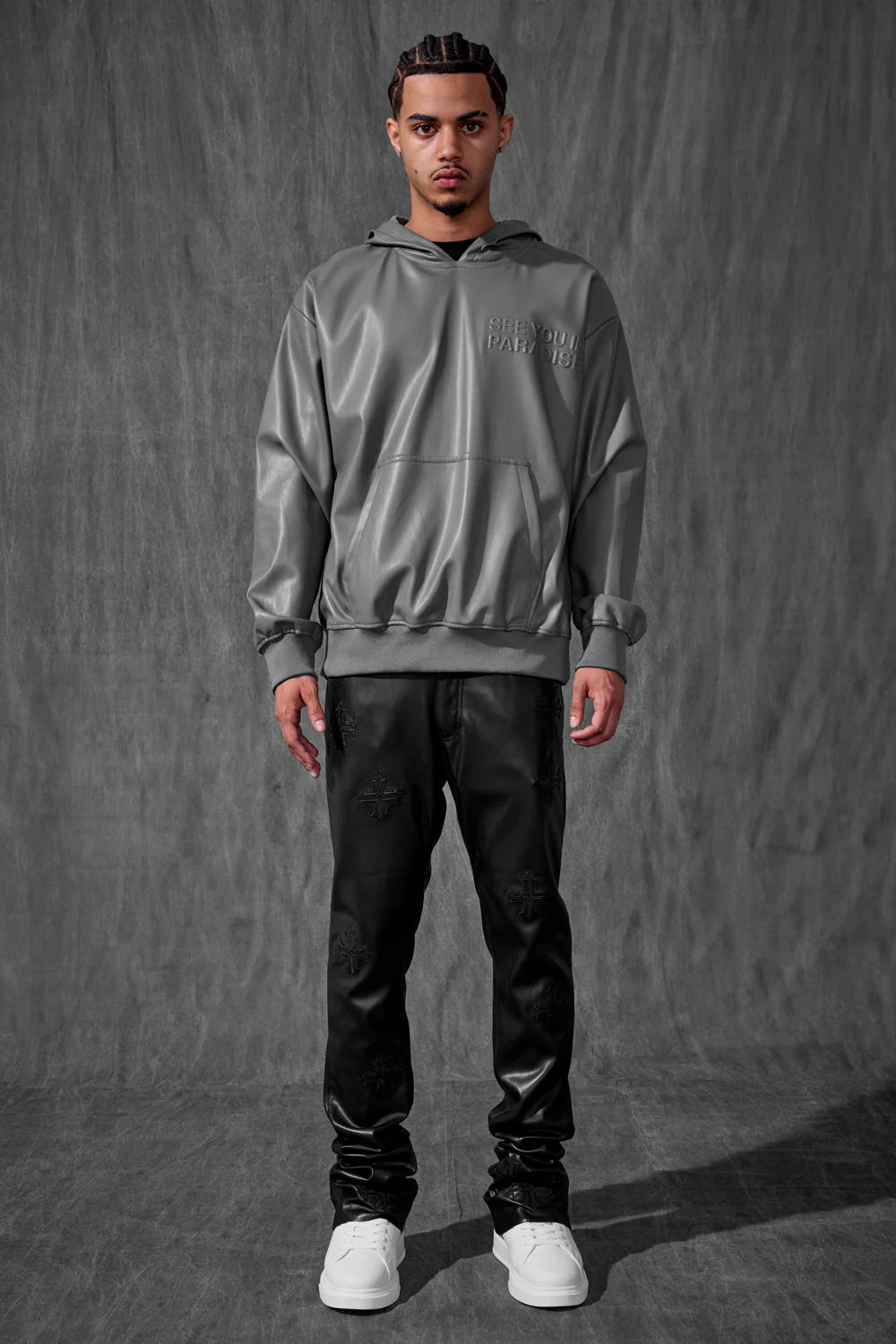 See You In Paradise Leather Hoodie Separate