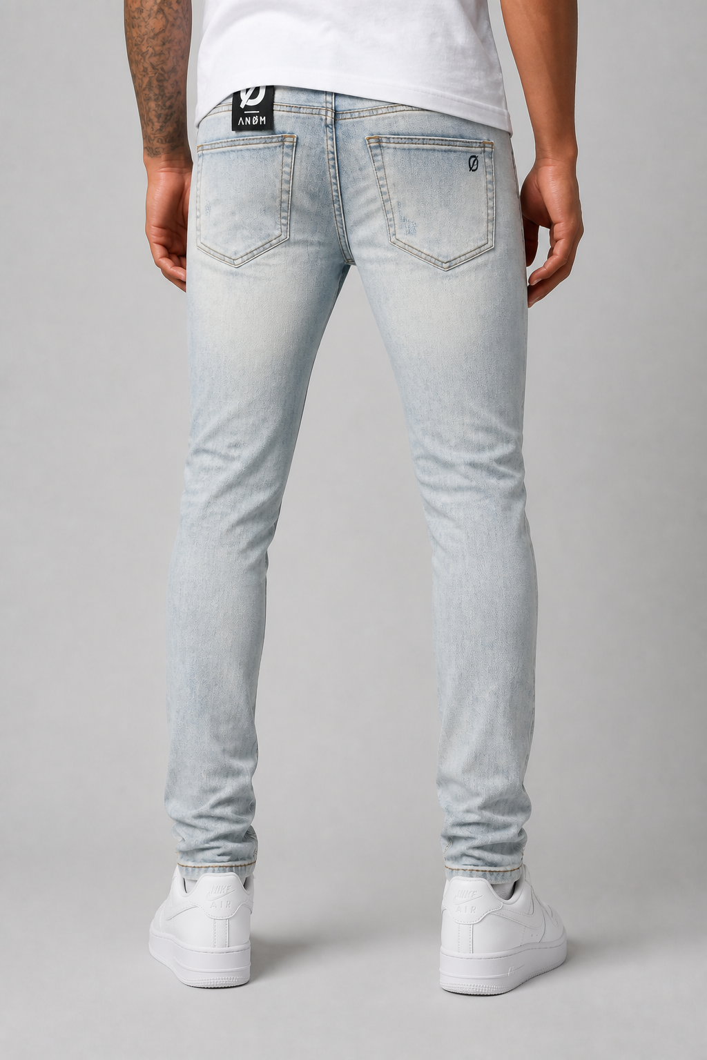 ANOM "Subzero" Fitted Jeans - Ice Blue