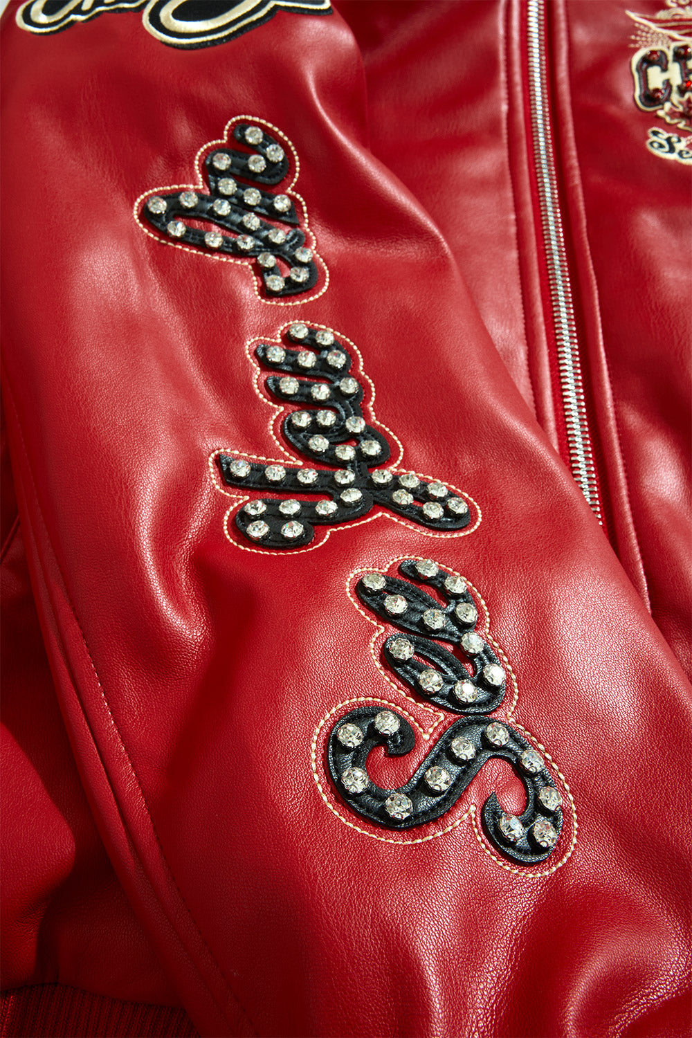 See You In Paradise "Chitown" Hooded Bomber Leather Jacket