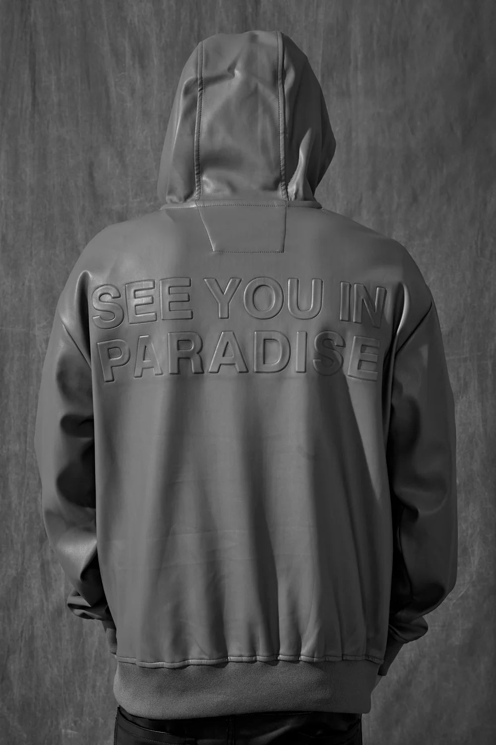See You In Paradise Leather Hoodie Separate