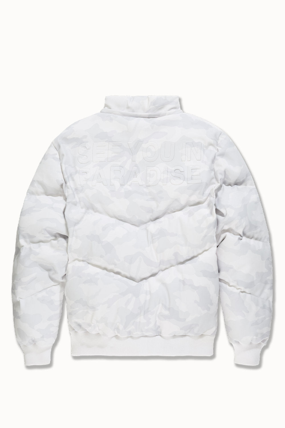 See You In Paradise "The Wild One" Puffer Leather Jacket