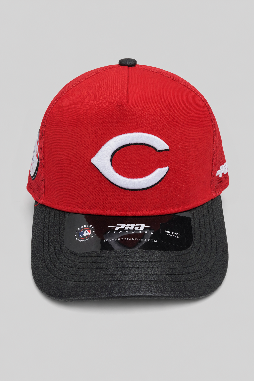 Pro Standard Strapback Leather Curved Visor Trucker Hat