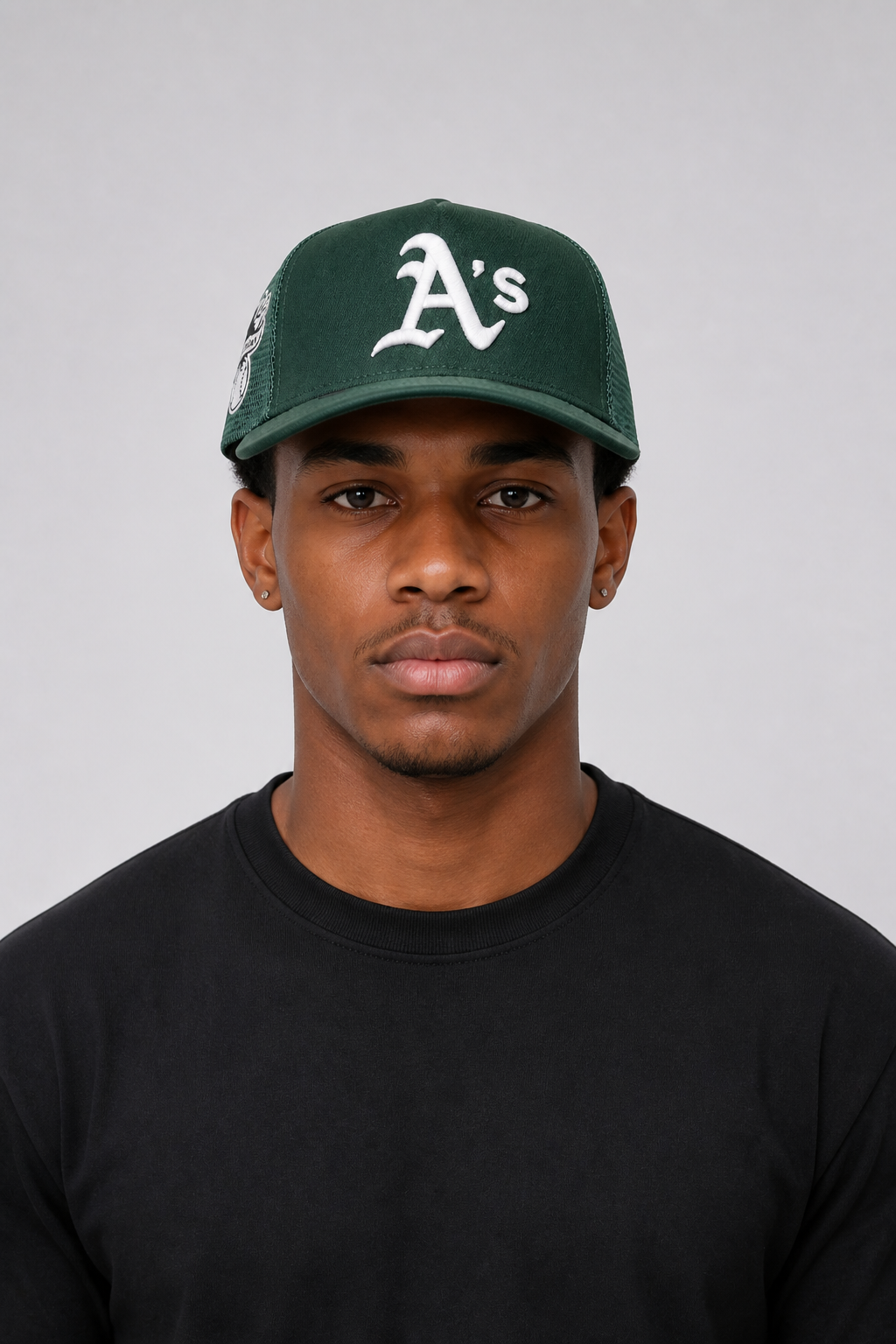 Pro Standard Strapback Leather Curved Visor Trucker Hat