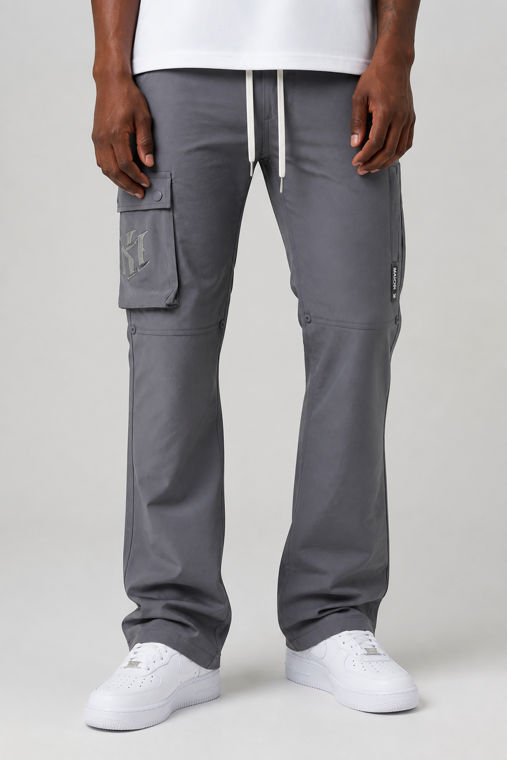 Makobi "Adorni Elite Club" Nylon Stacked Pants