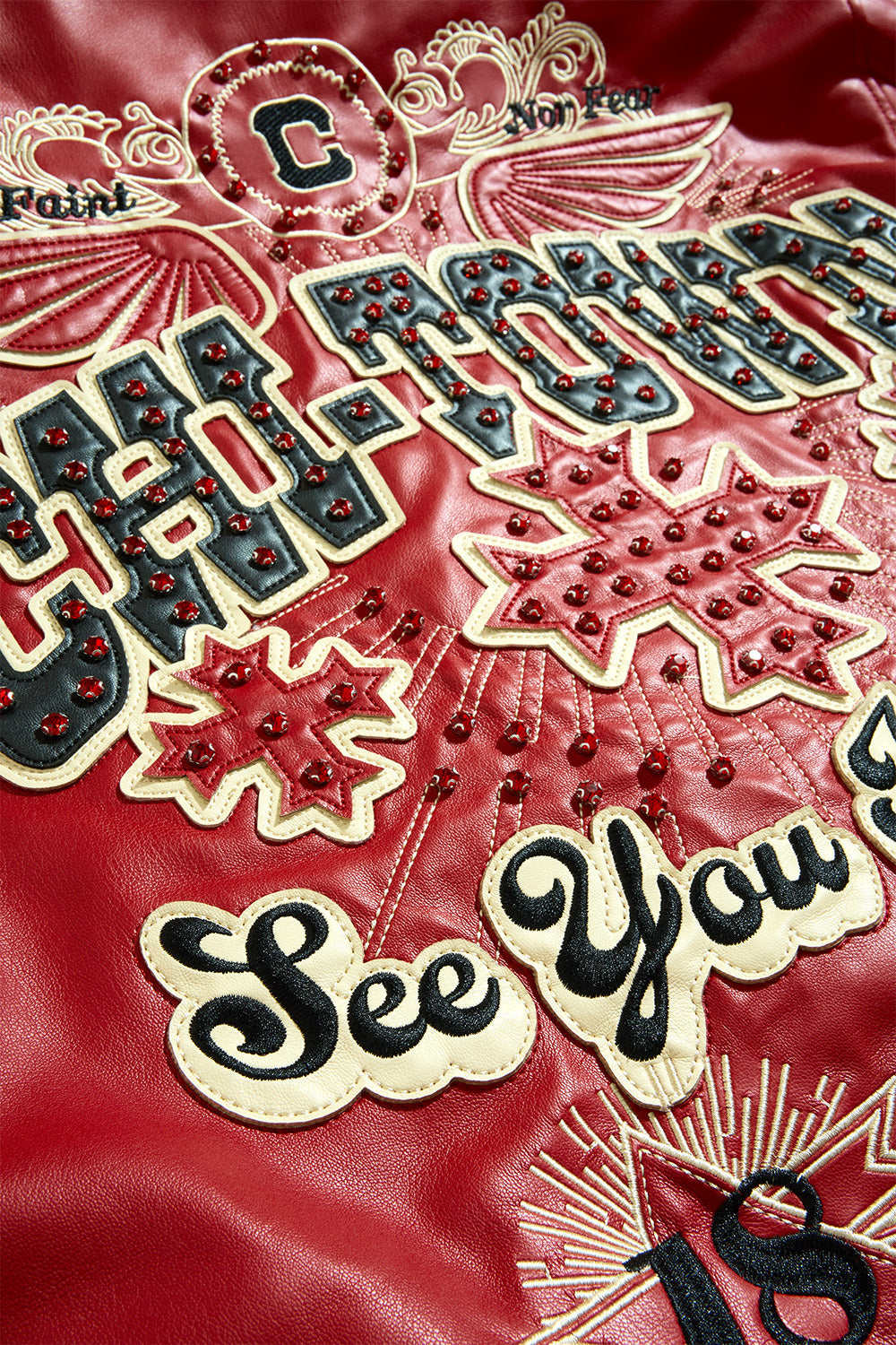 See You In Paradise "Chitown" Hooded Bomber Leather Jacket