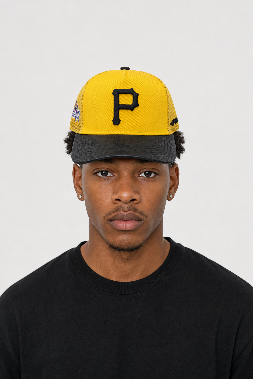 Pro Standard Strapback Leather Curved Visor Trucker Hat