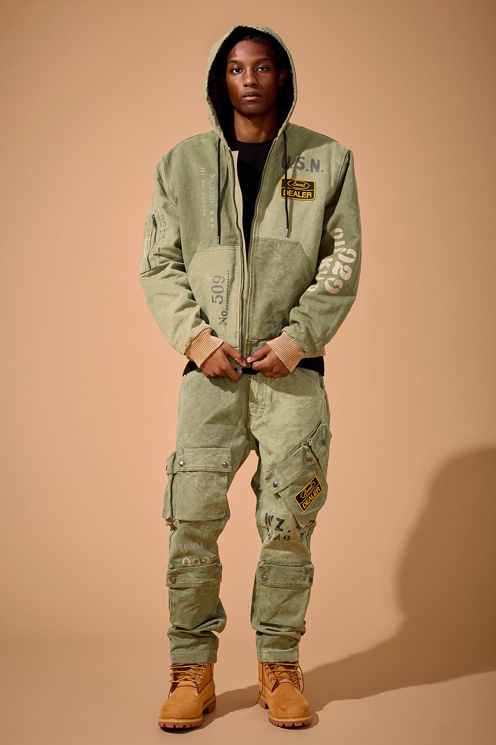Jordan Craig "Pelham Bay Hooded Work Jacket"