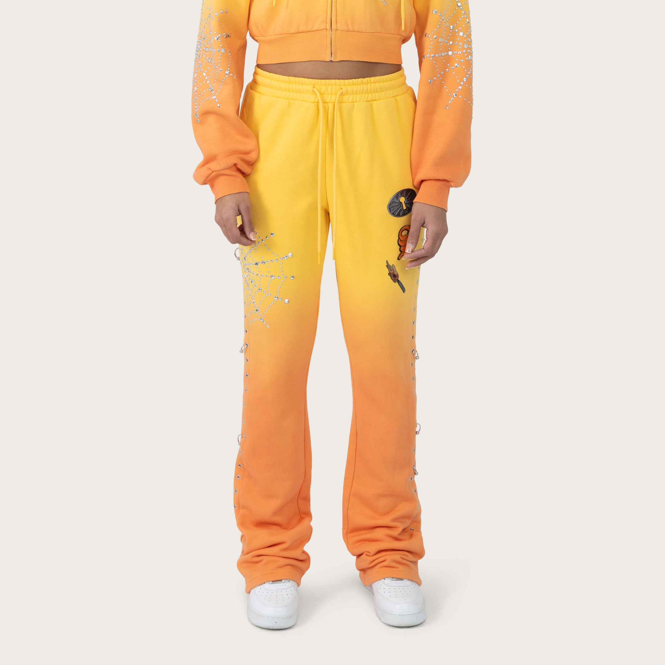Smoke Rise Women's "No Rules Club" Patched Jogger Set