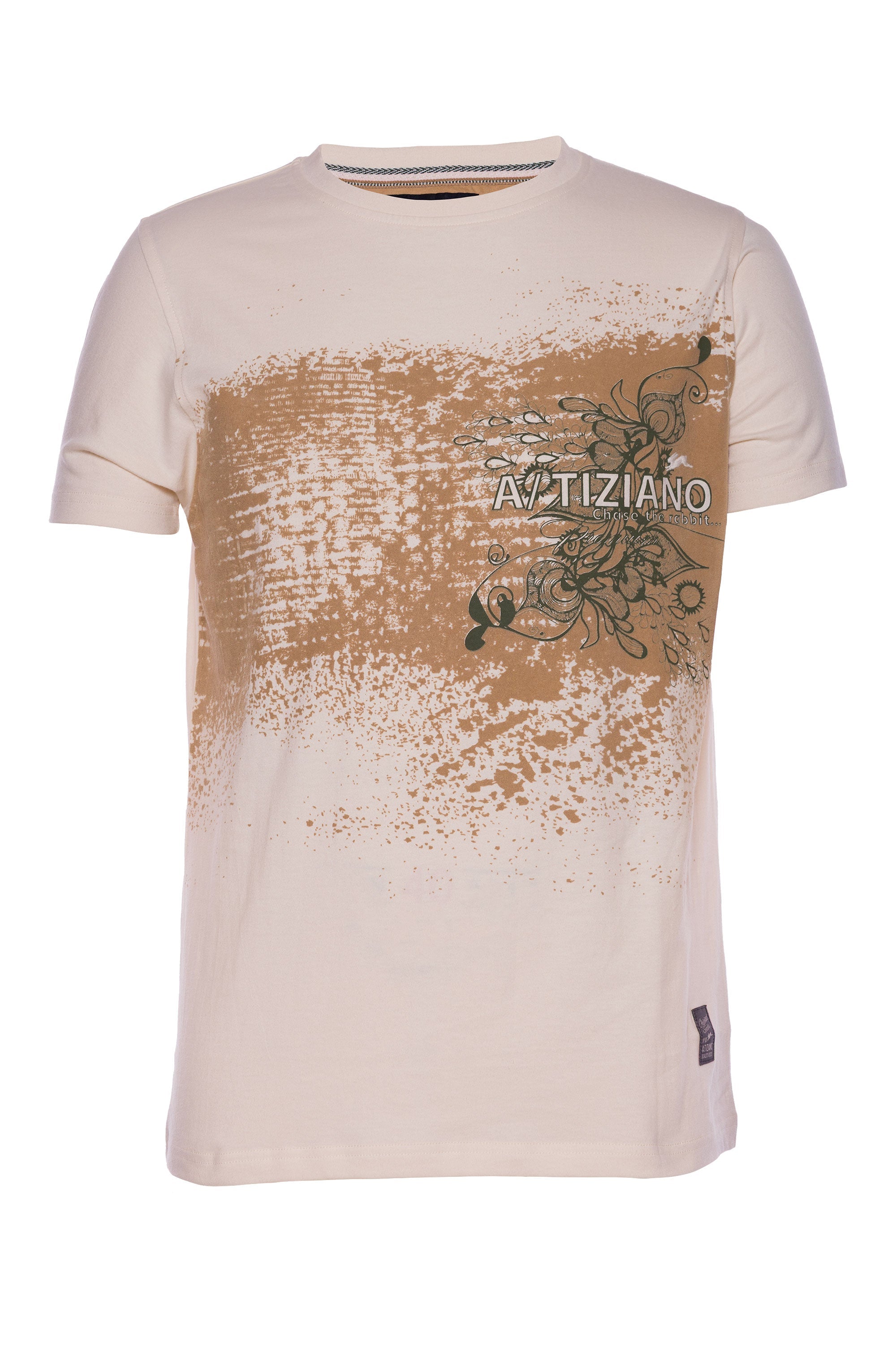 A. Tiziano "Andre" Graphic Print Casual Shirt