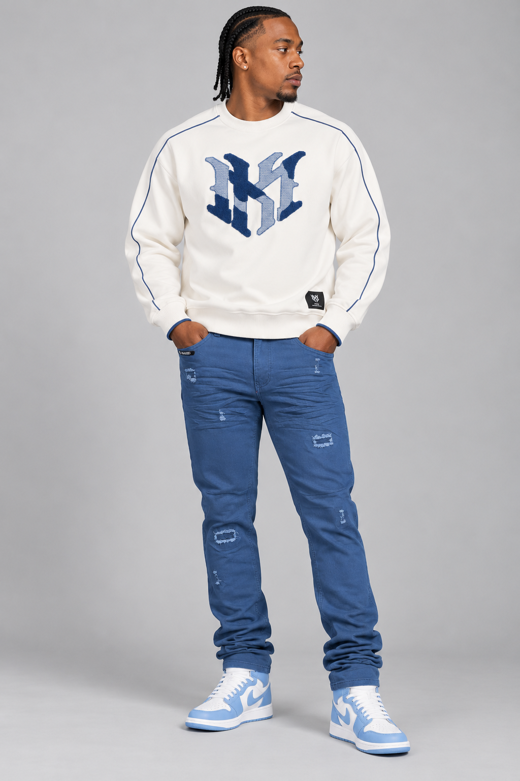 Makobi "Mancini" Crewneck Sweater