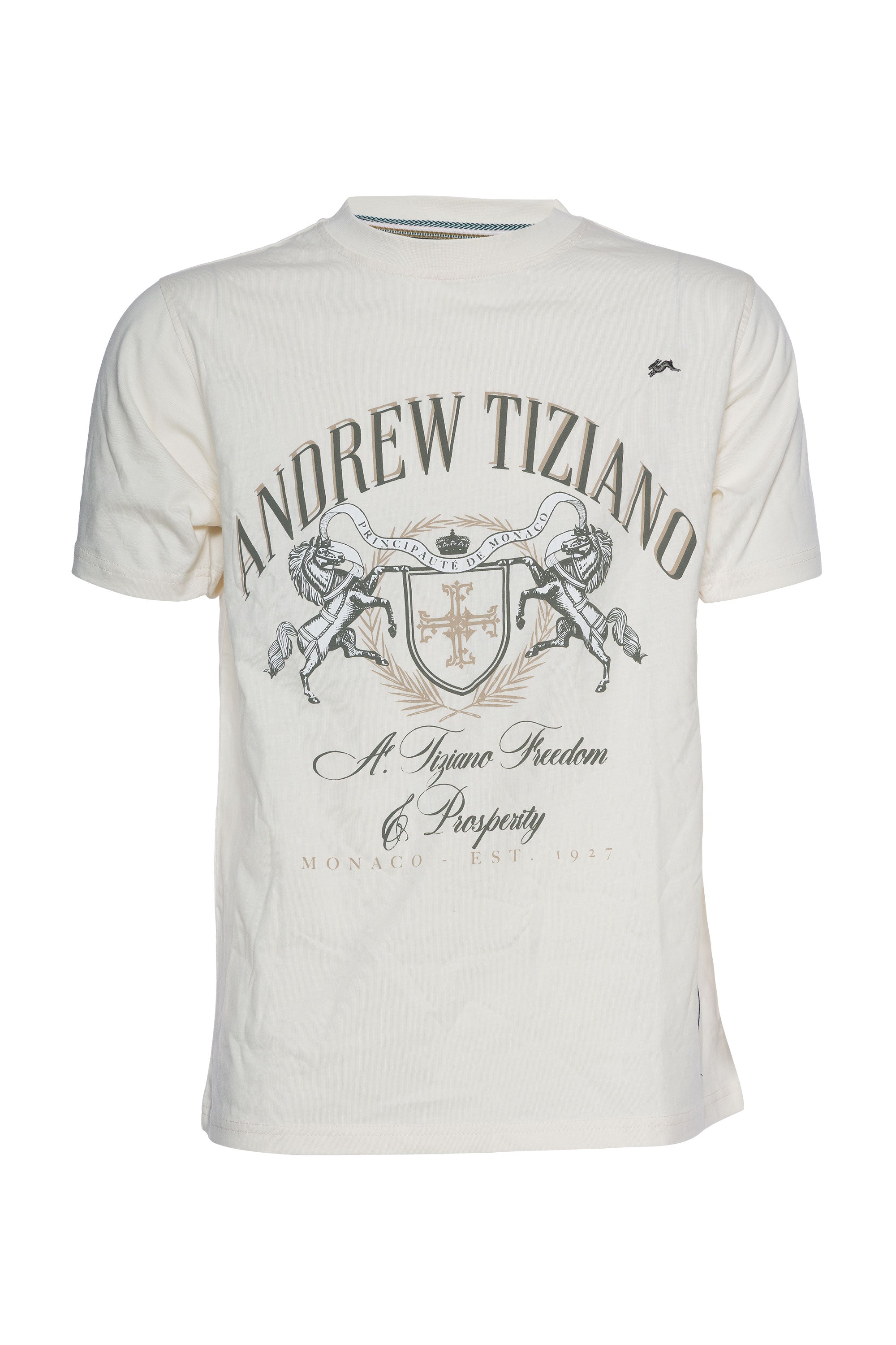 A. Tiziano "Conley" Graphic Print Causal Shirt