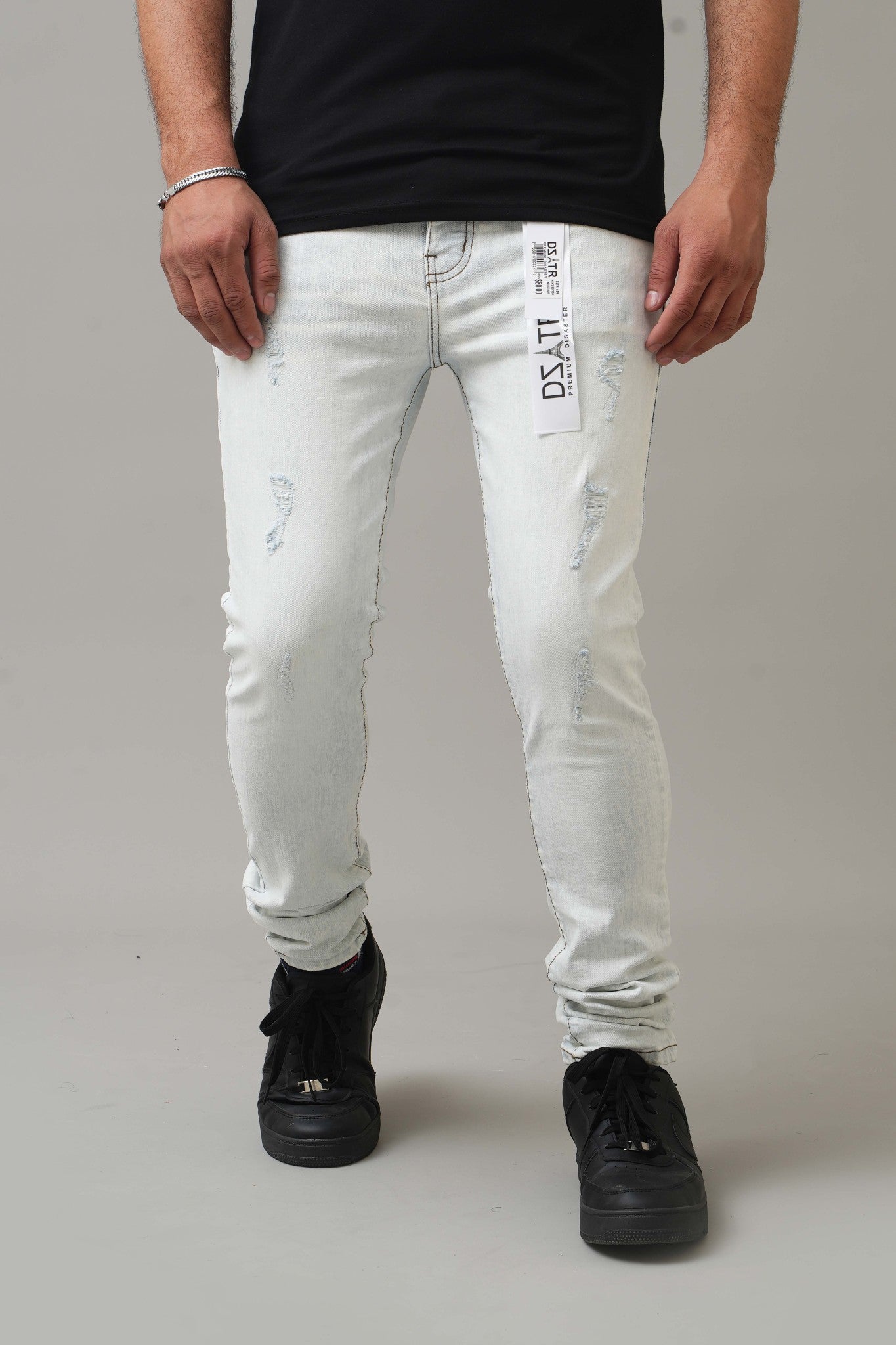 Premium Disaster "Indigo Ice" Ultra Skinny Stretch Denim