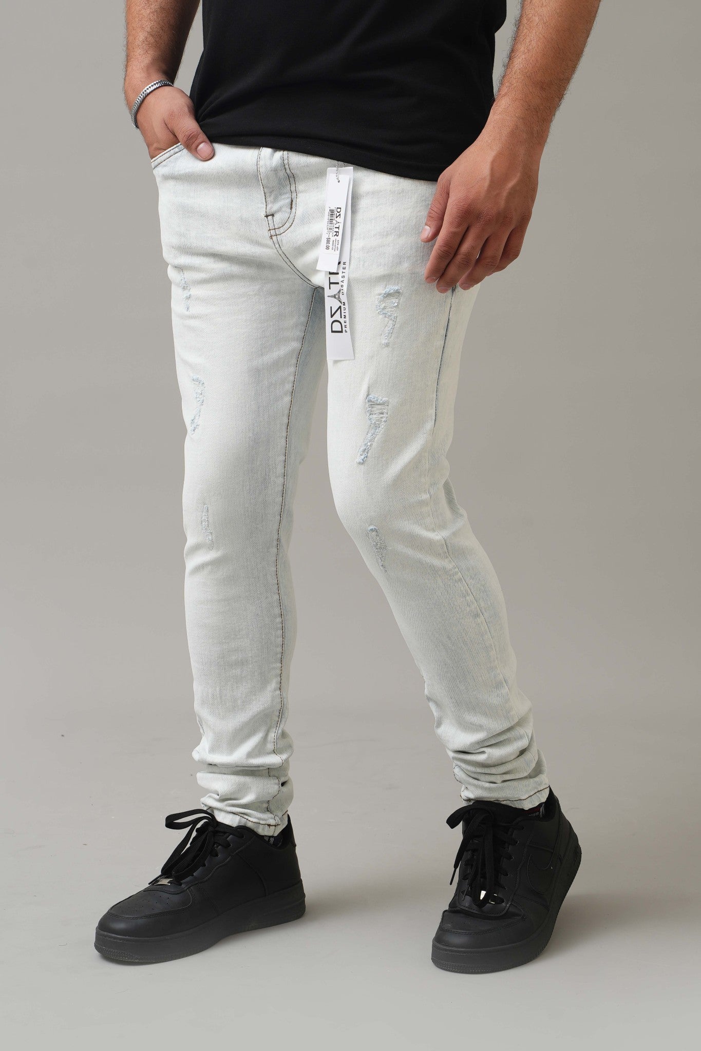 Premium Disaster "Indigo Ice" Ultra Skinny Stretch Denim