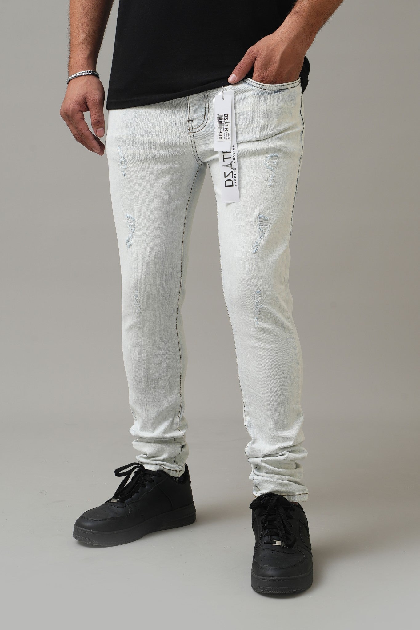 Premium Disaster "Indigo Ice" Ultra Skinny Stretch Denim