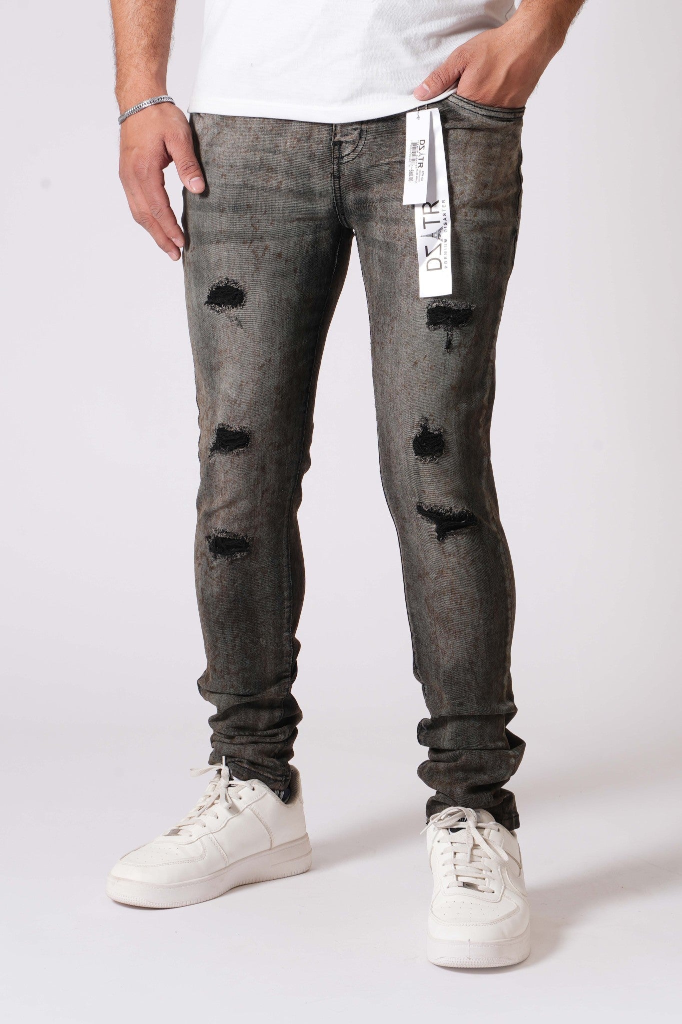 Premium Disaster "Black Nebula" Ultra Skinny Stretch Denim