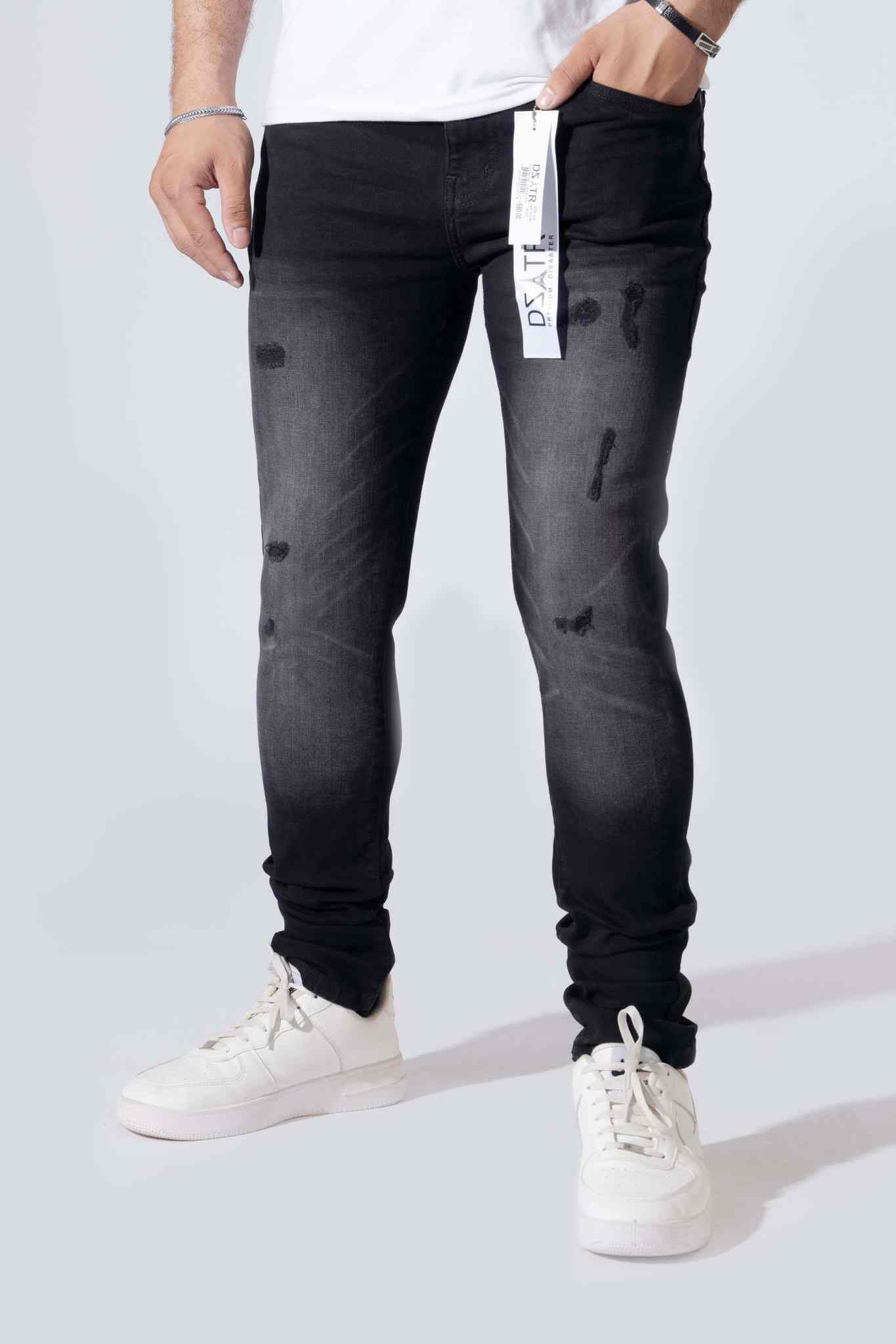 Disaster Ultra Skinny Stretch Denim - Black