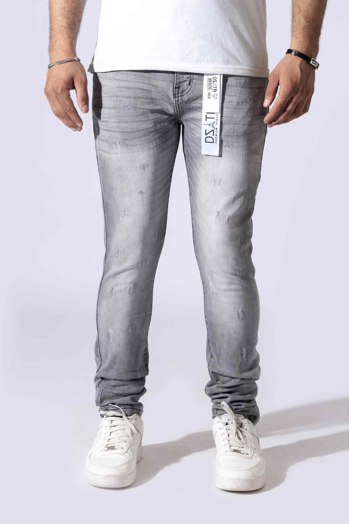 Disaster Ultra Skinny Stretch Denim - Grey