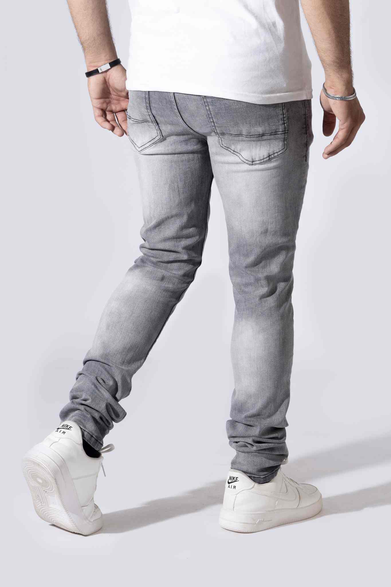 Disaster Ultra Skinny Stretch Denim - Grey
