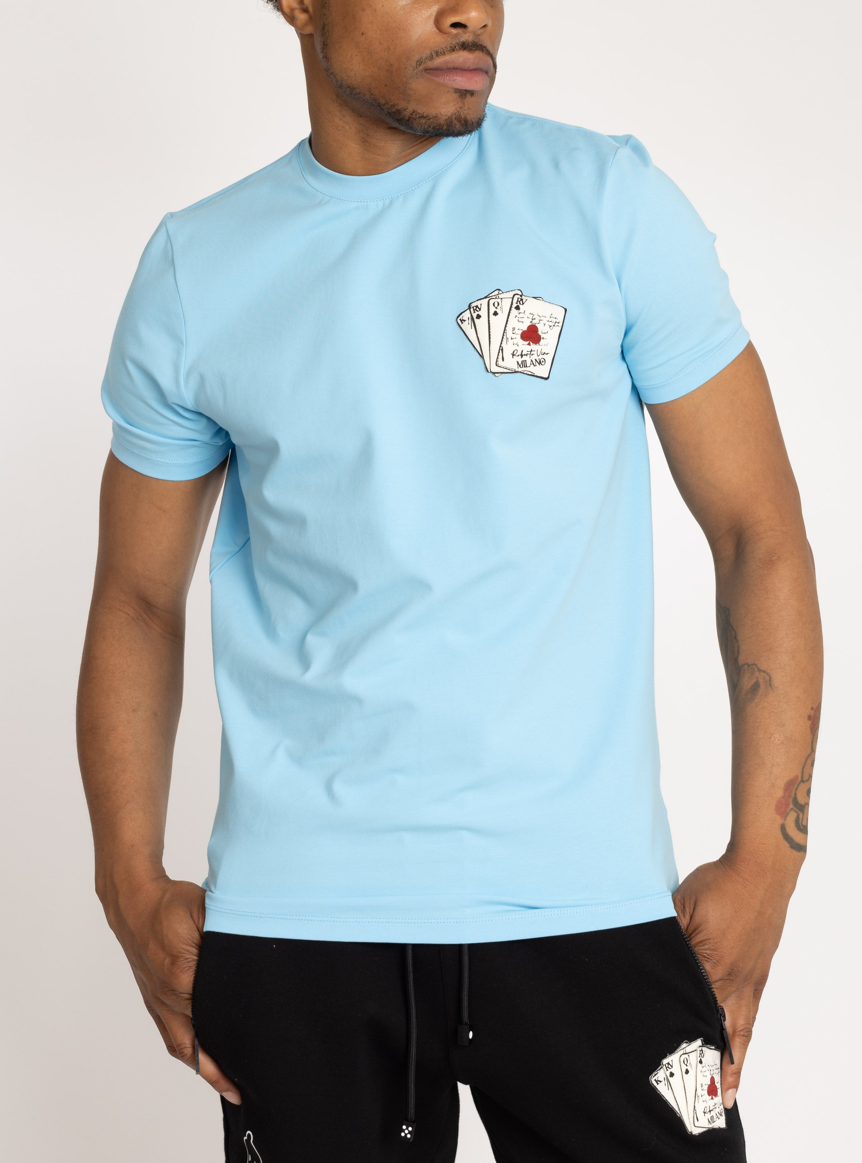 Roberto Vino Milano "Lucky Milano Games" Slim Fit Tee