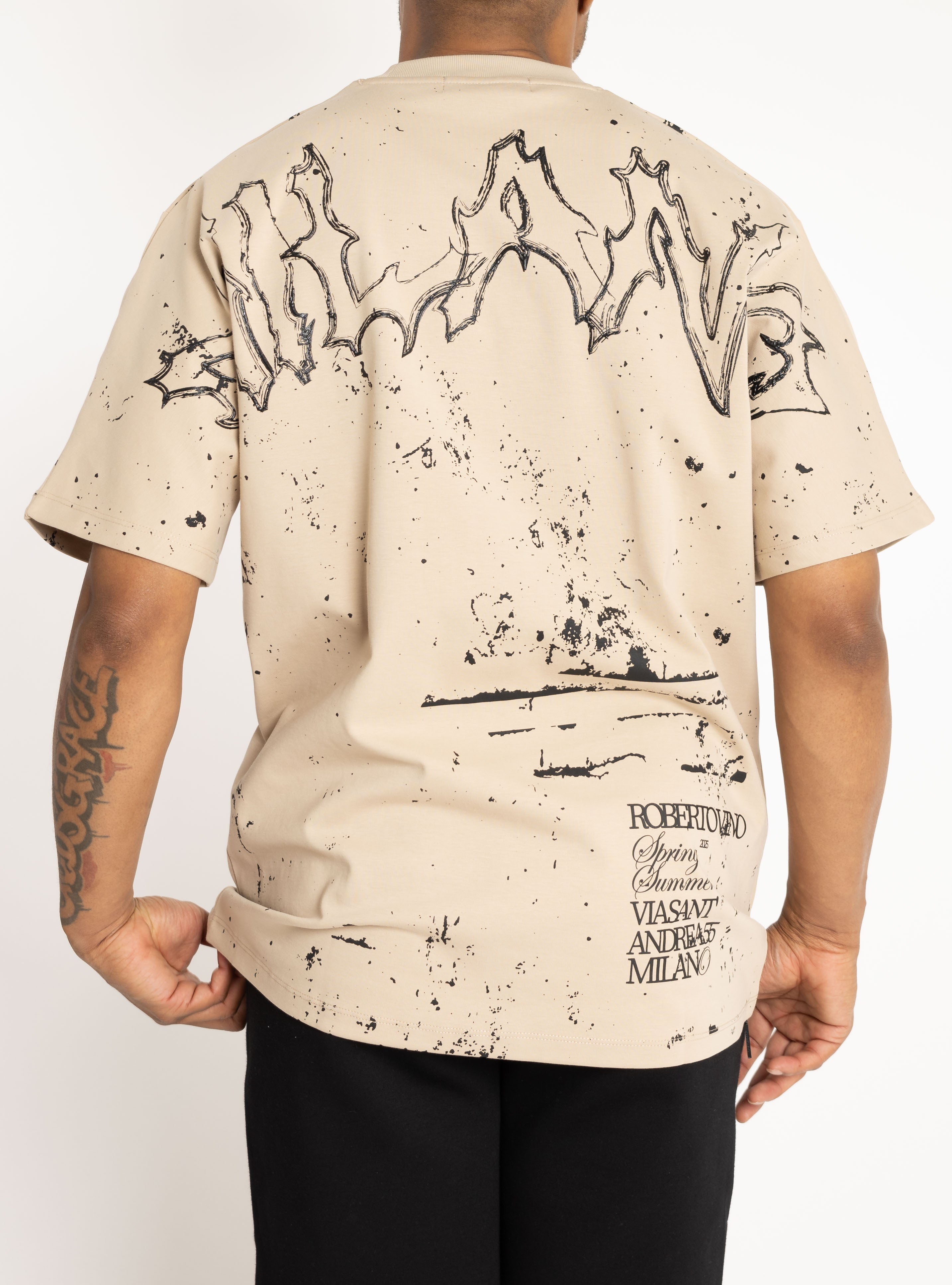 Roberto Vino Milano "Moment of Truth" Oversized Tee