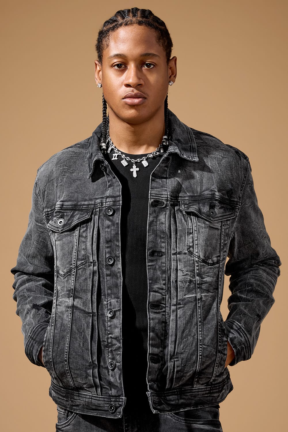 Jordan Craig "Foundry" Denim Trucker Jacket