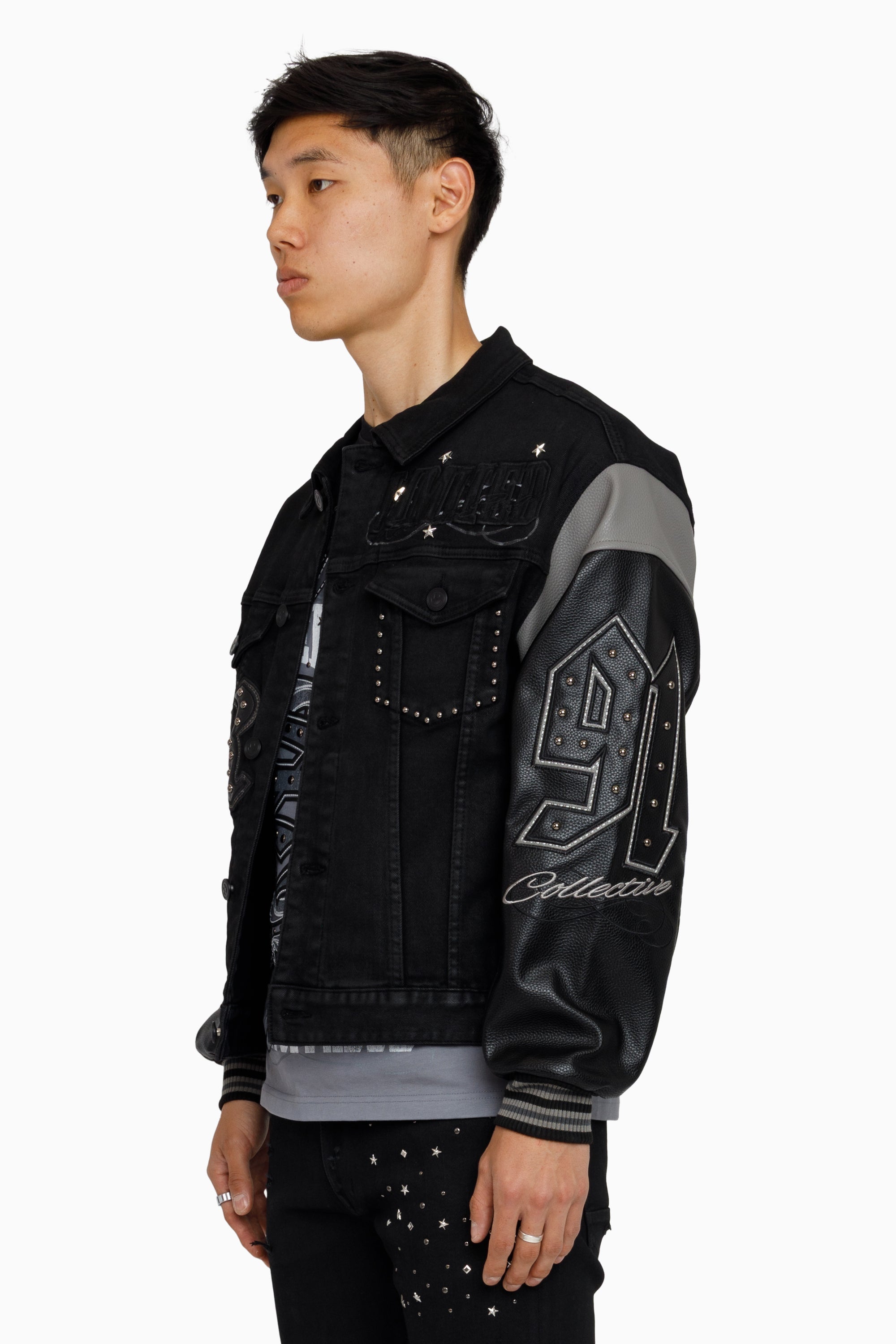 Smoke Rise "Rise to Reign" Trucker Jacket