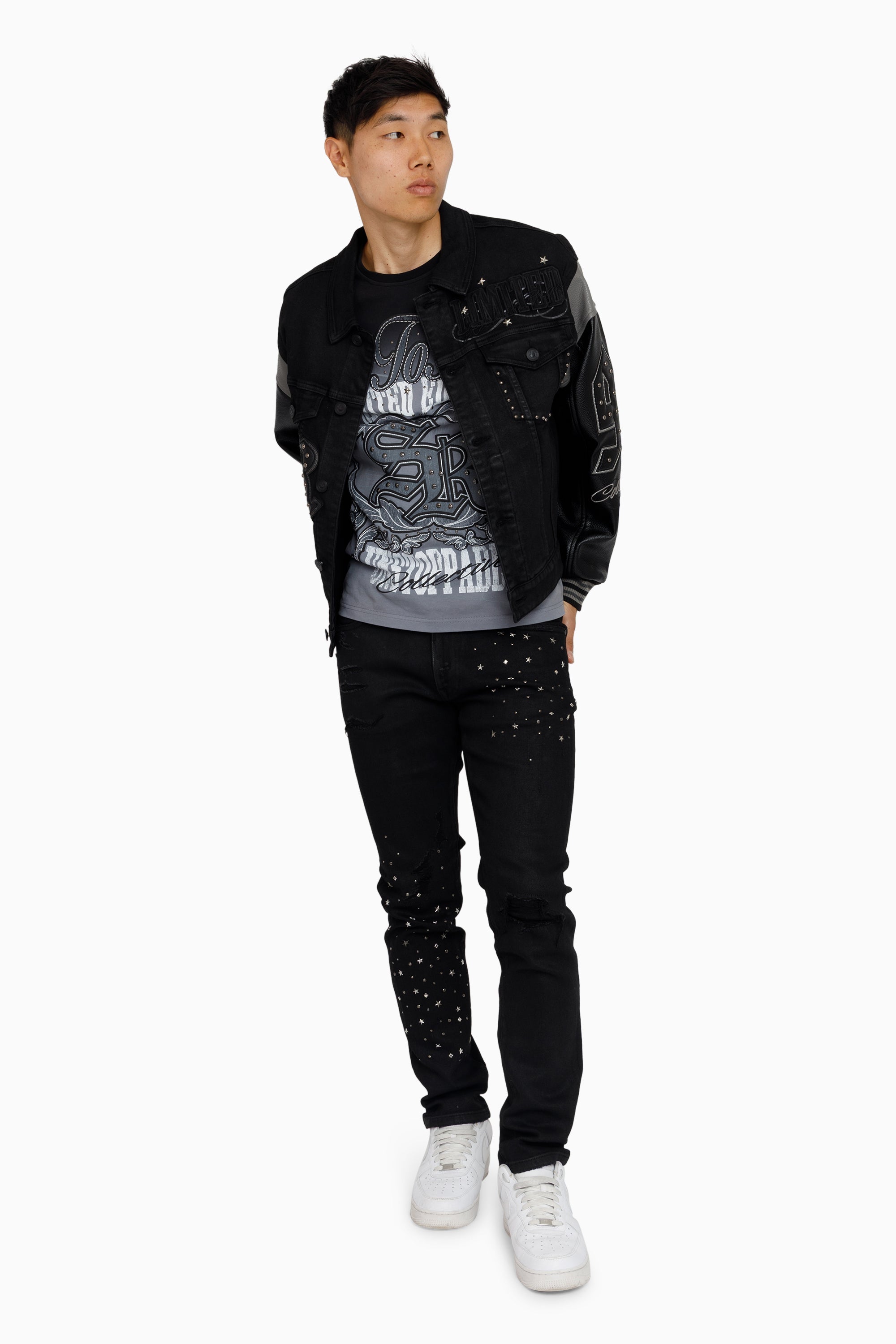 Smoke Rise "Rise to Reign" Trucker Jacket