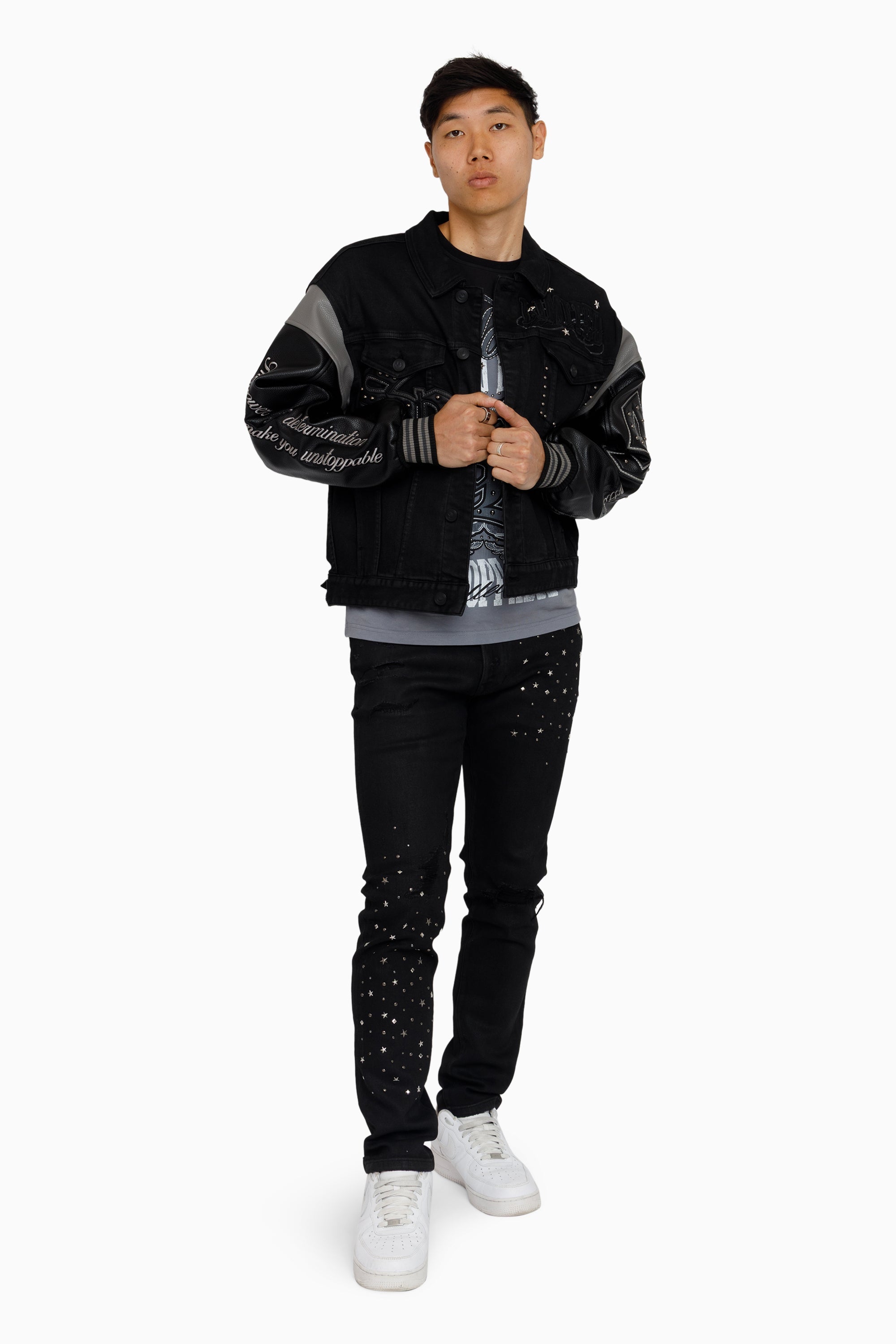 Smoke Rise "Rise to Reign" Trucker Jacket