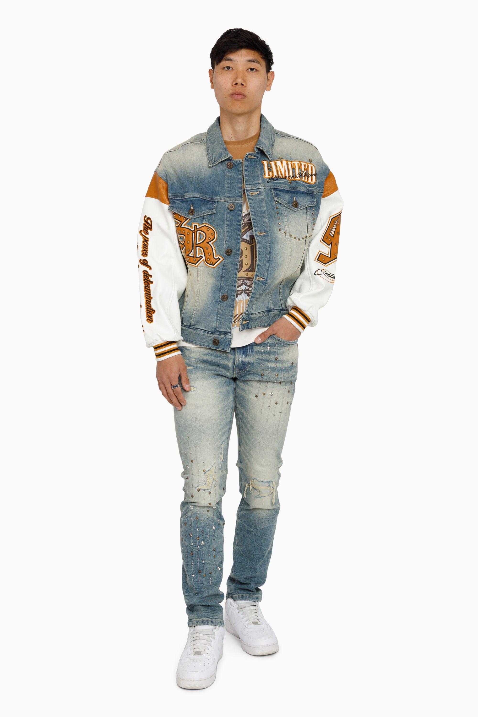 Smoke Rise "Rise to Reign" Trucker Jacket
