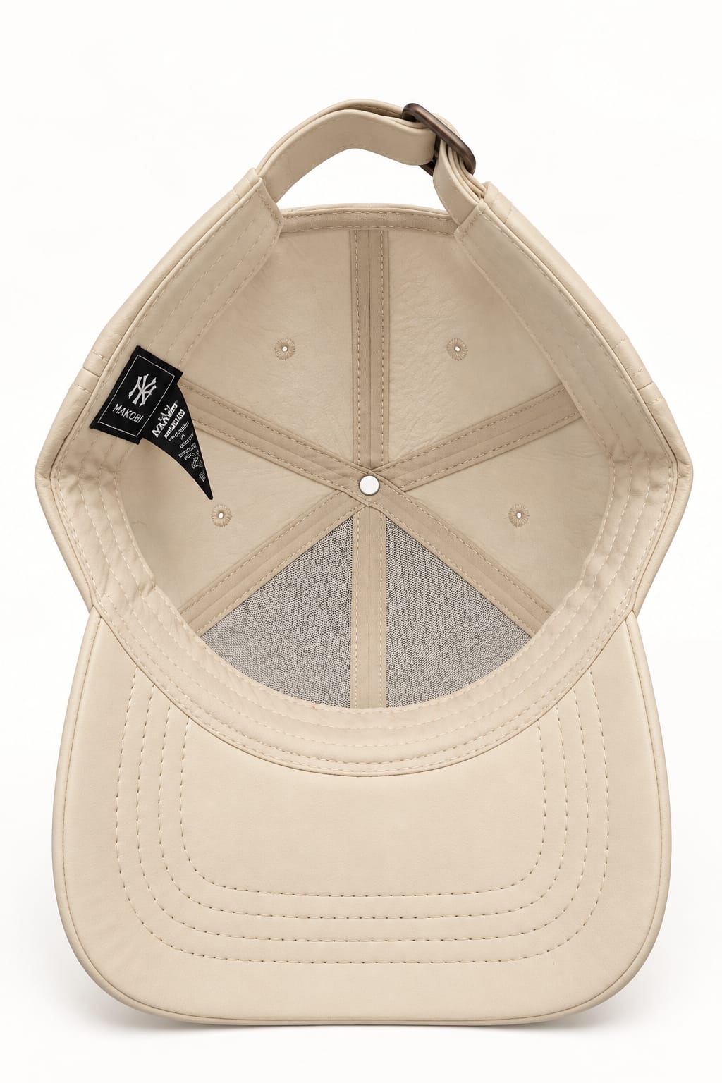 Makobi "Azurri" PU Leather Baseball Hat