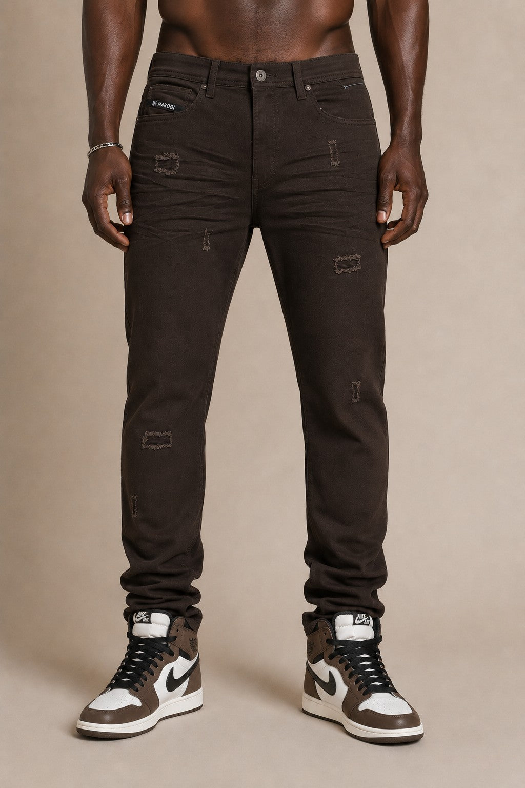 Makobi "Mancini" Twill Jeans