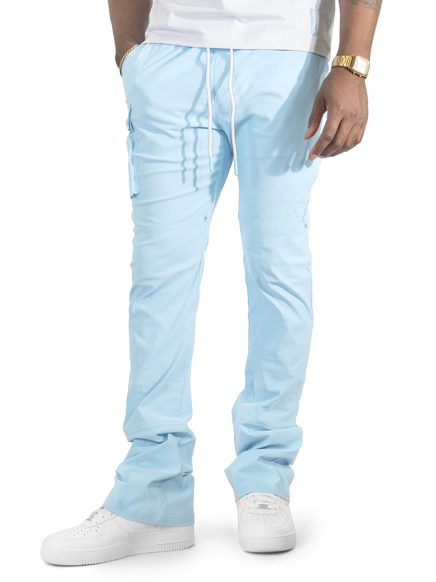 Makobi "Adorni" Nylon Stacked Pants