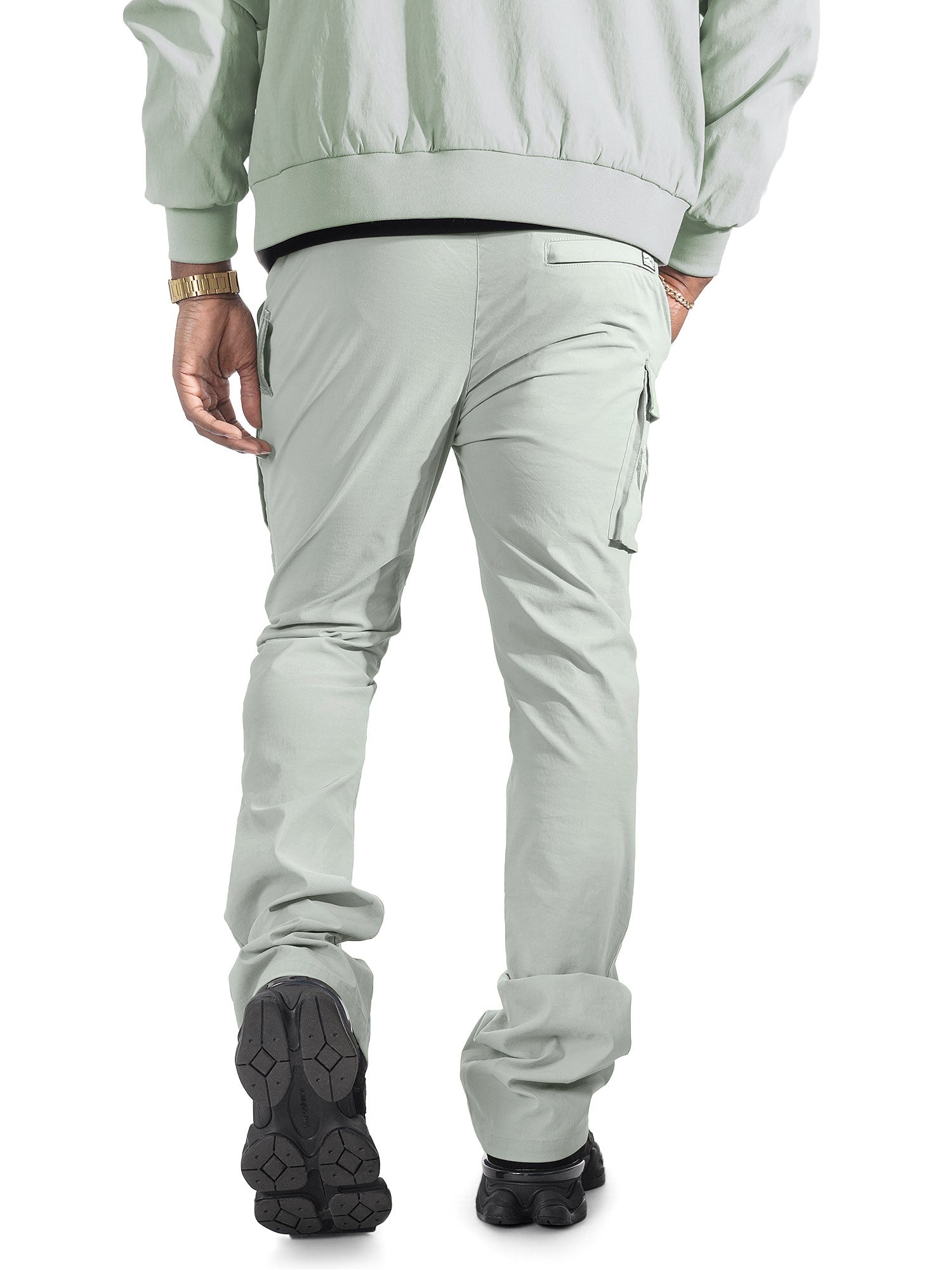 Makobi "Adorni" Nylon Stacked Pants