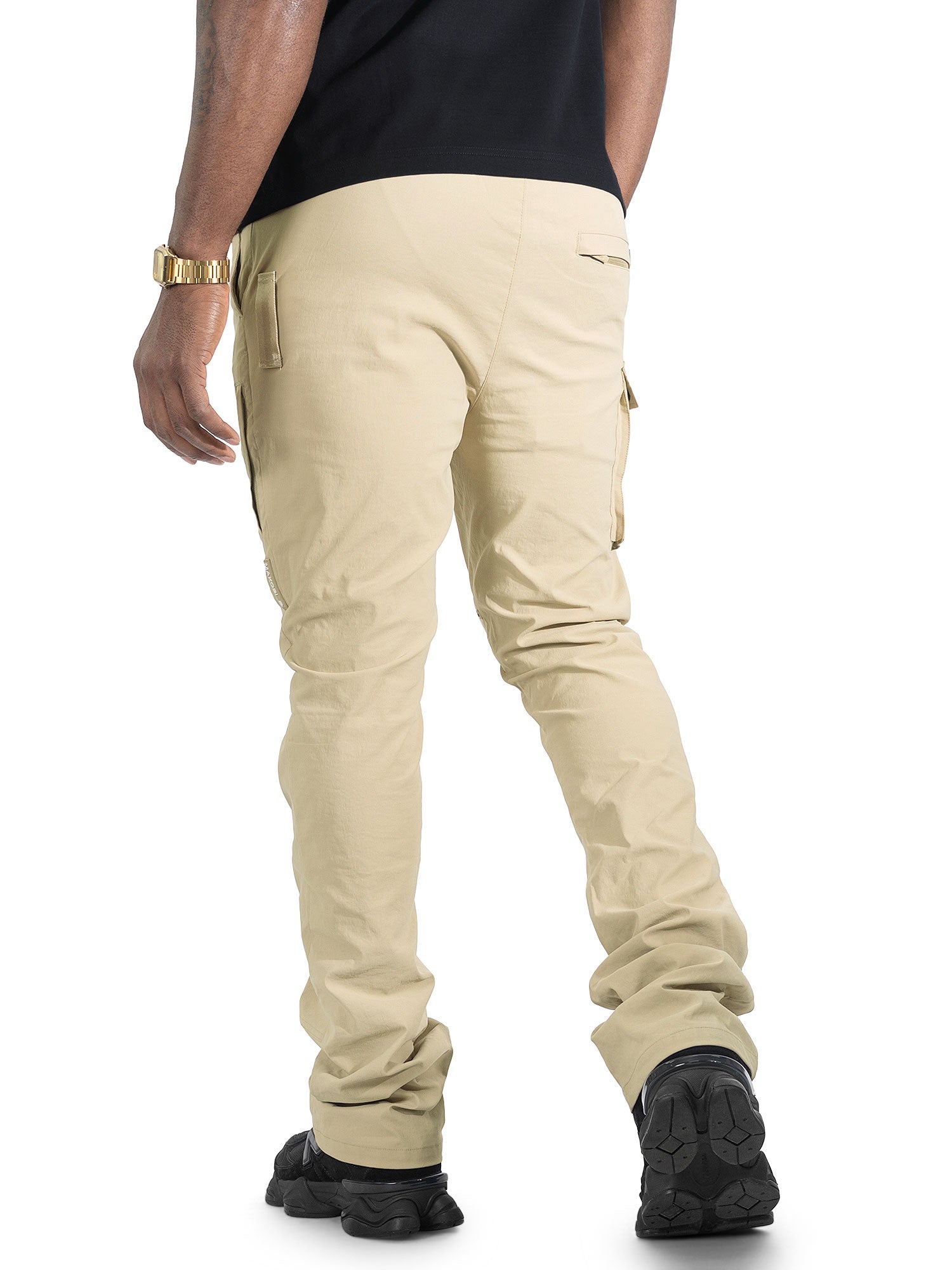 Makobi "Adorni" Nylon Stacked Pants