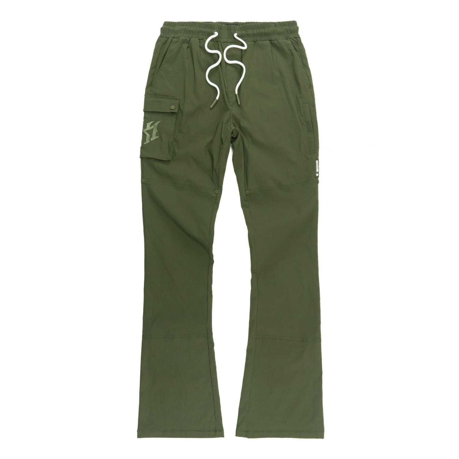 Makobi "Adorni" Nylon Stacked Pants