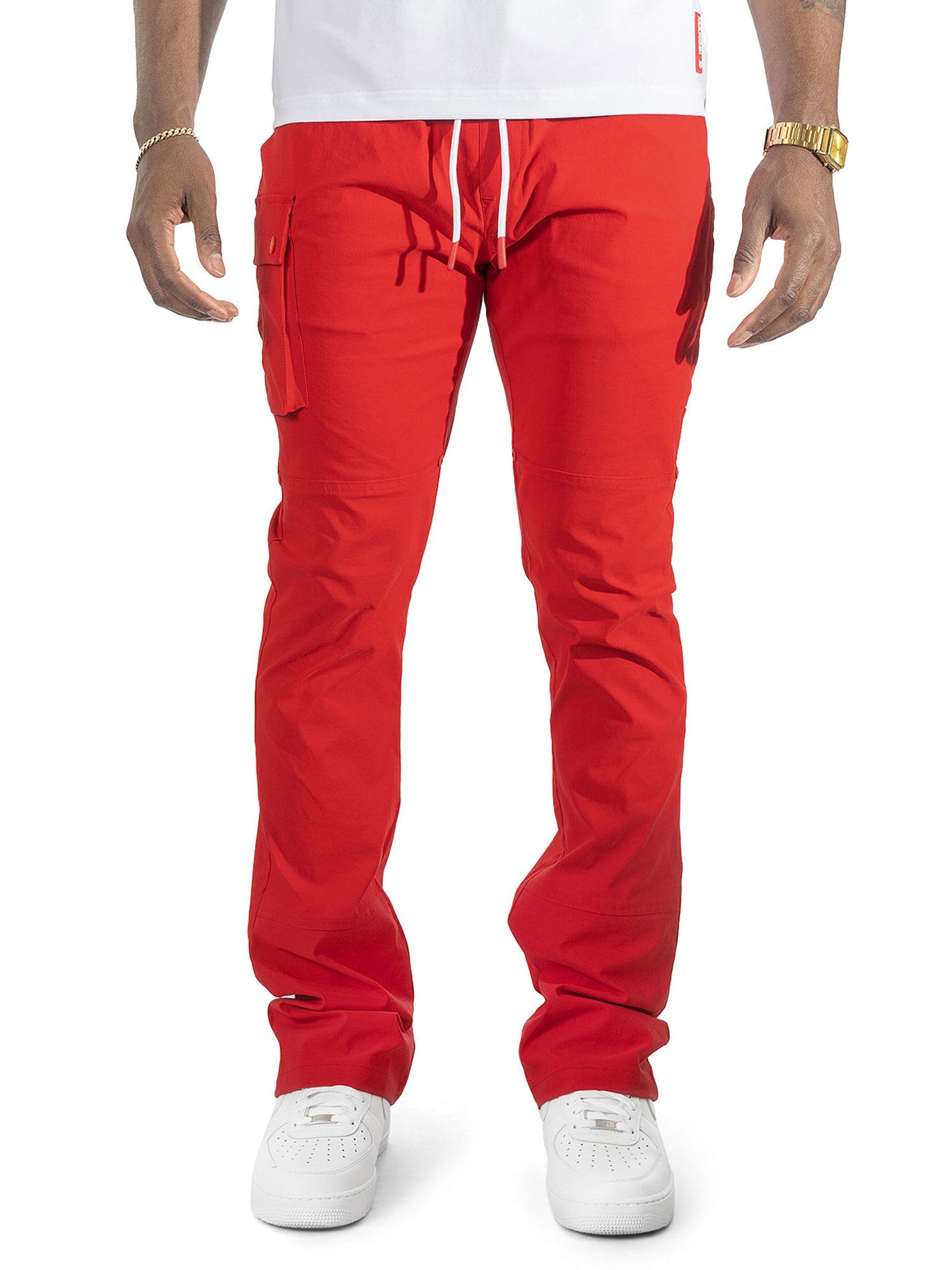 Makobi "Adorni" Nylon Stacked Pants