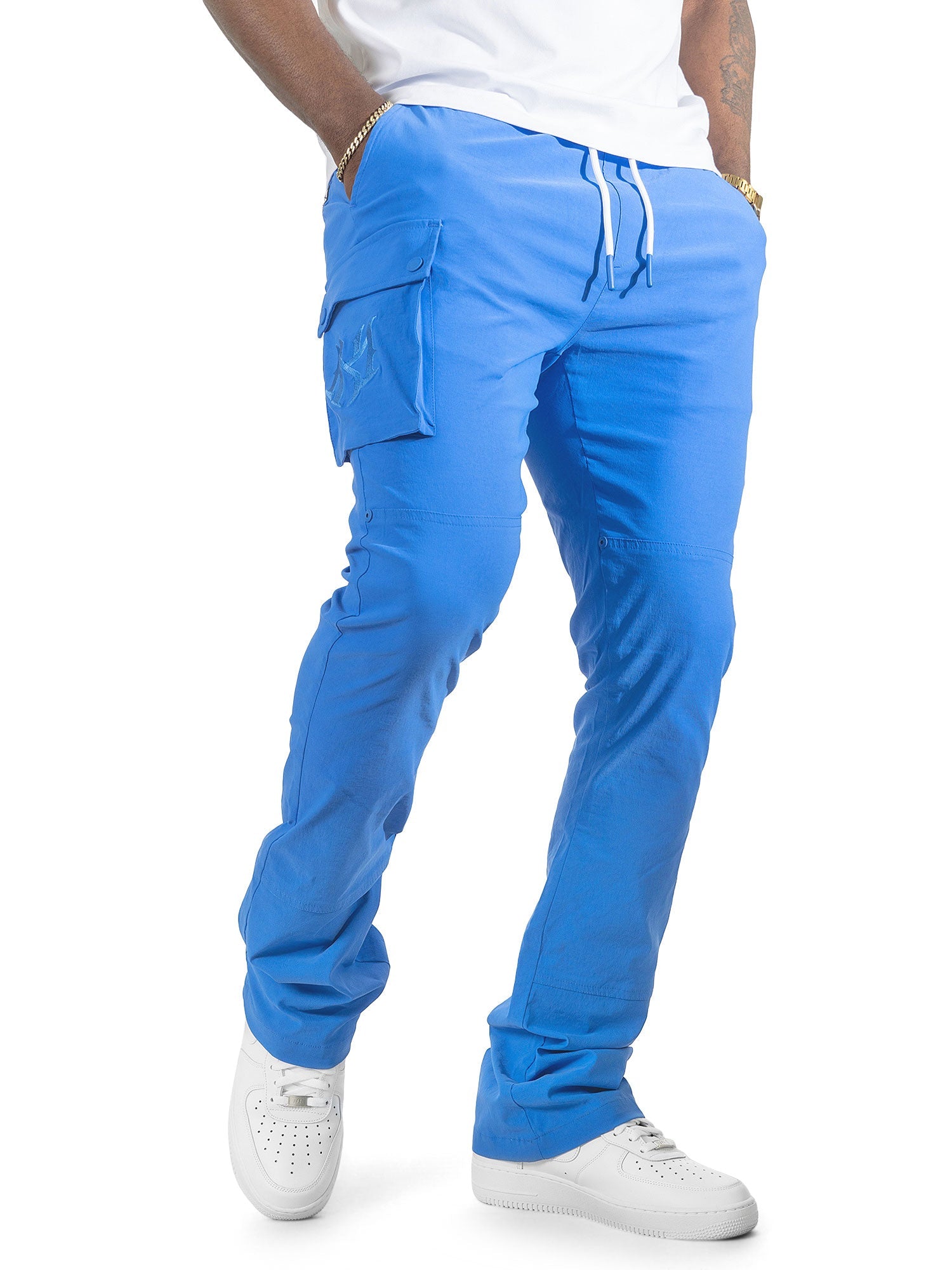 Makobi "Adorni" Nylon Stacked Pants