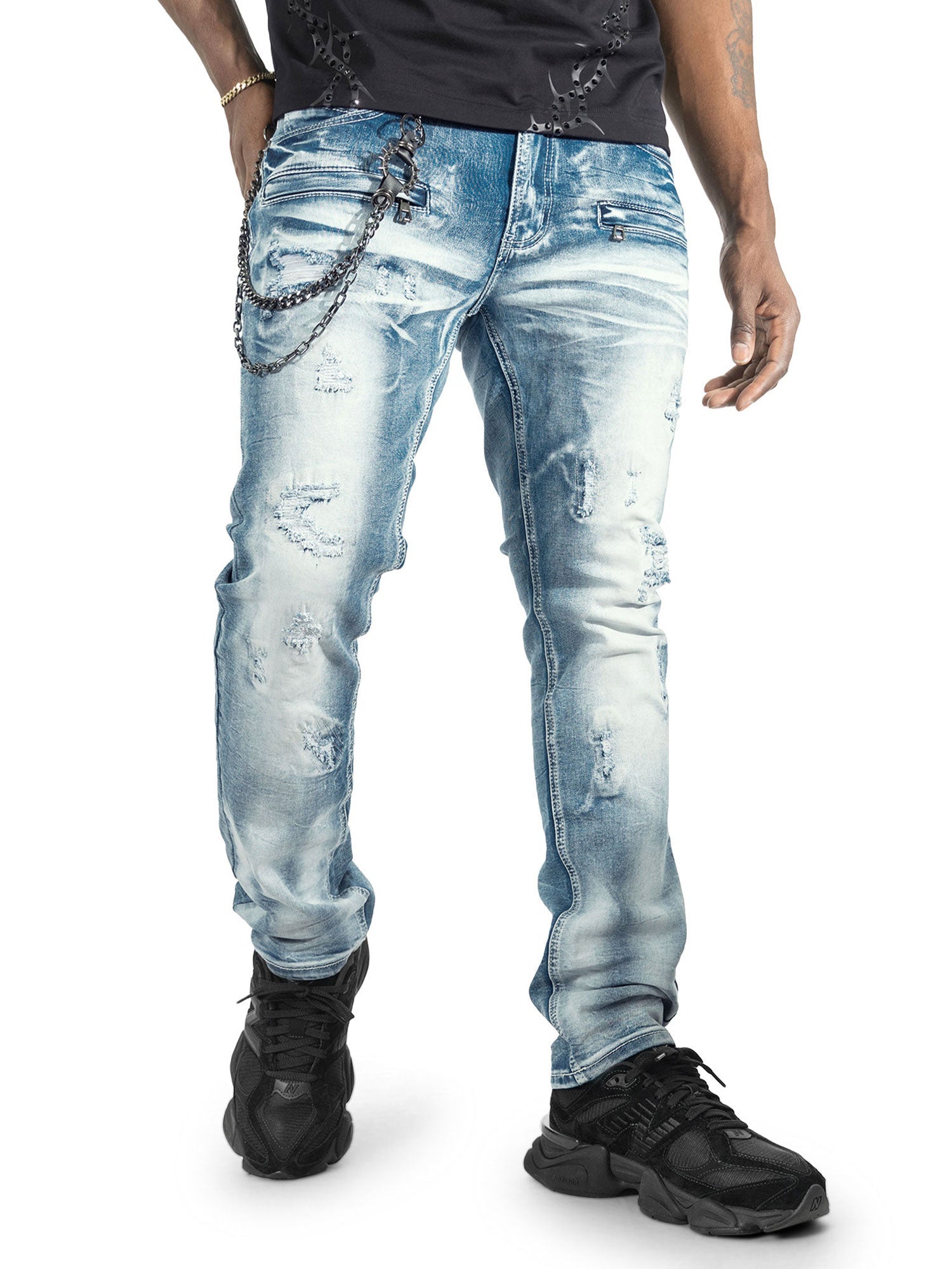 Makobi Adorni Chain Jeans