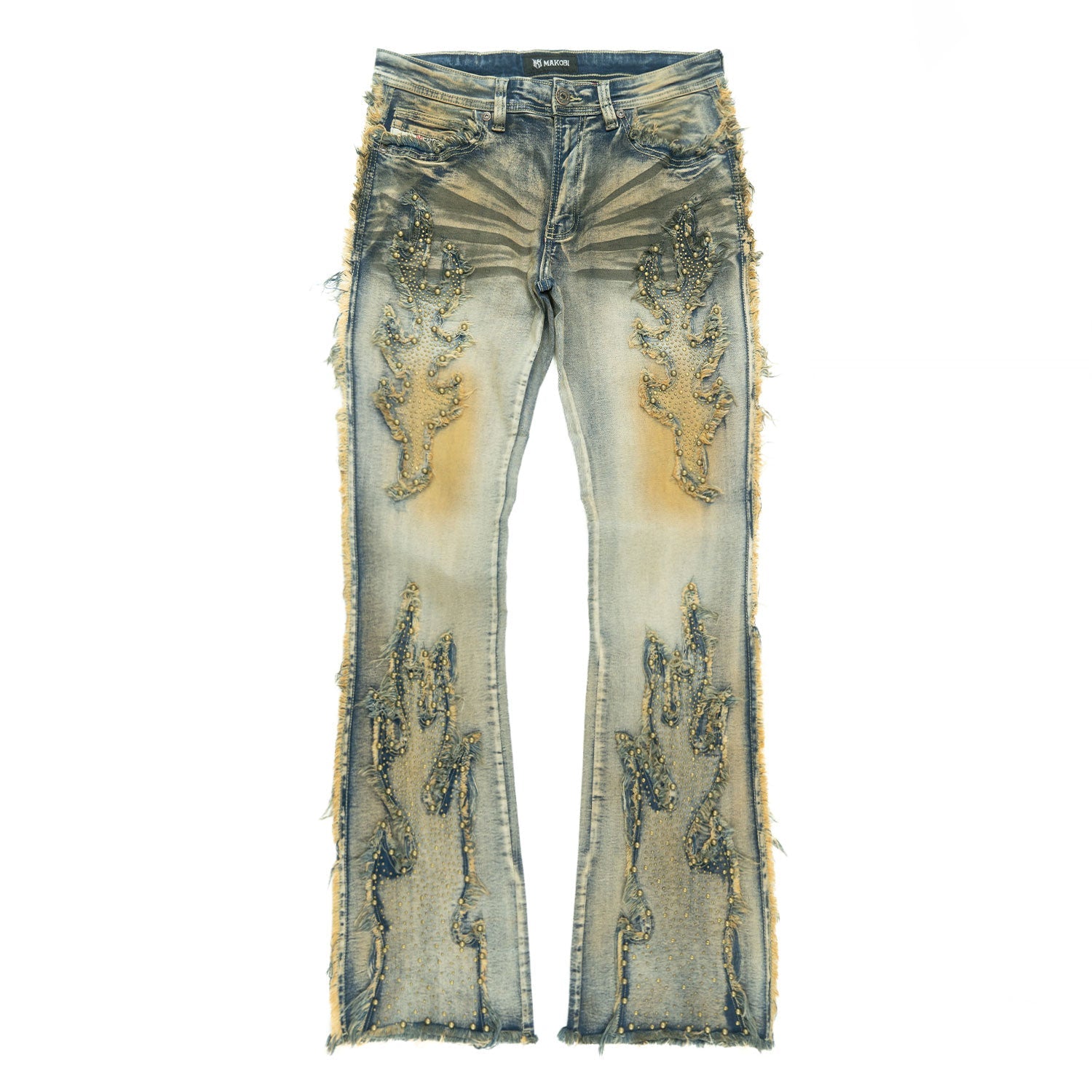 Makobi "Tesoro" Stacked Jeans
